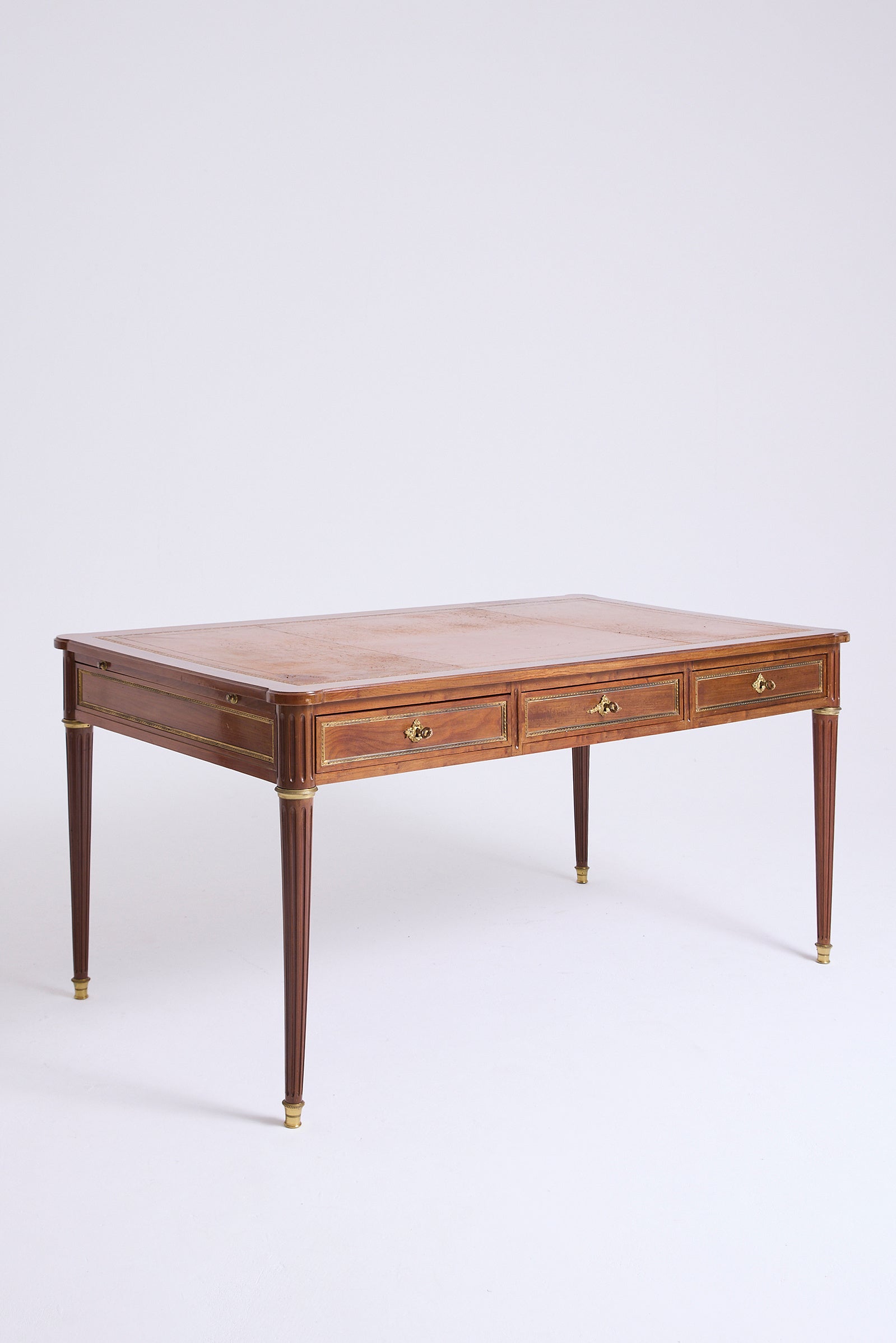 10515- Louis XVI Style Mahogany Desk