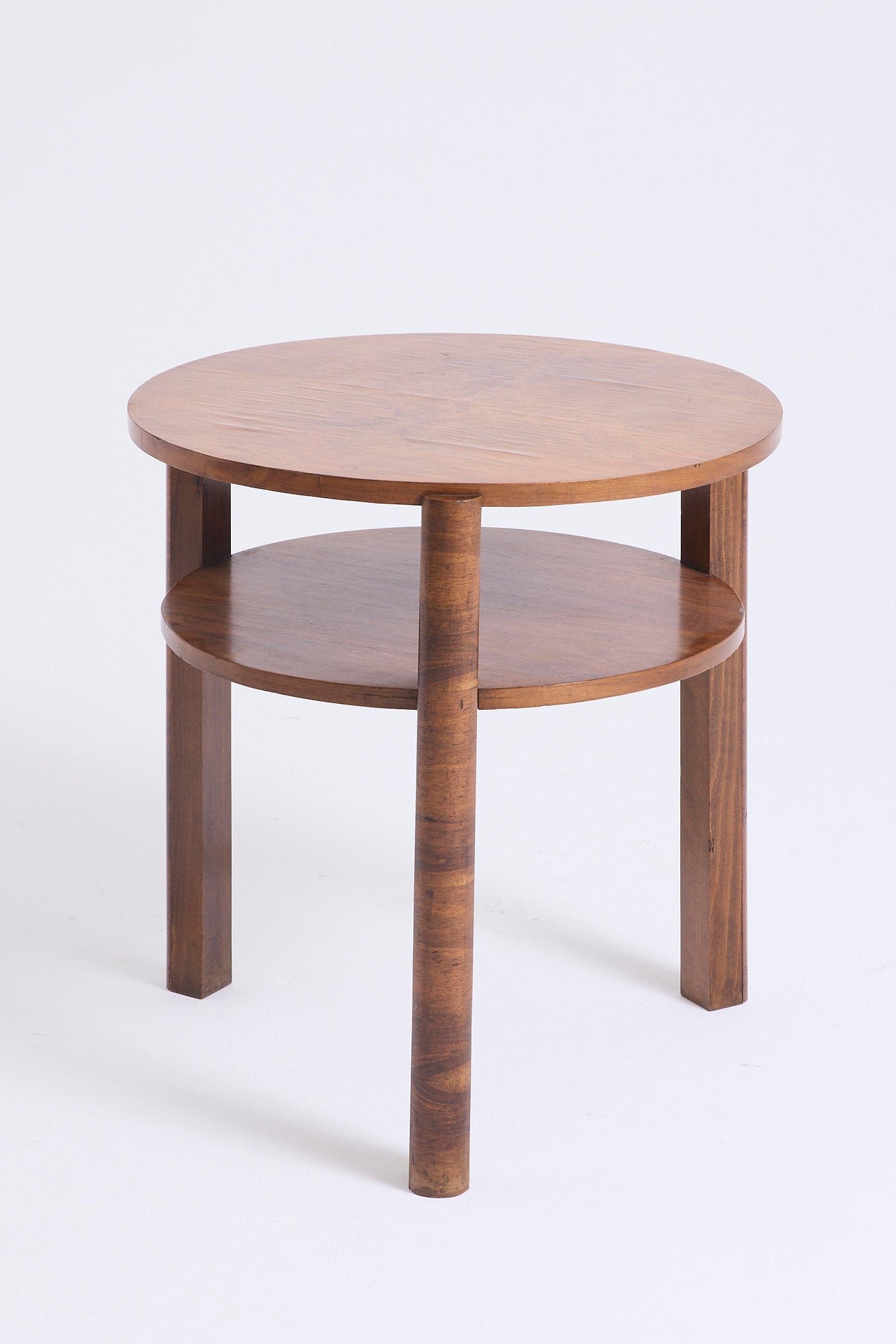 10520- Art Deco Walnut Side Table
