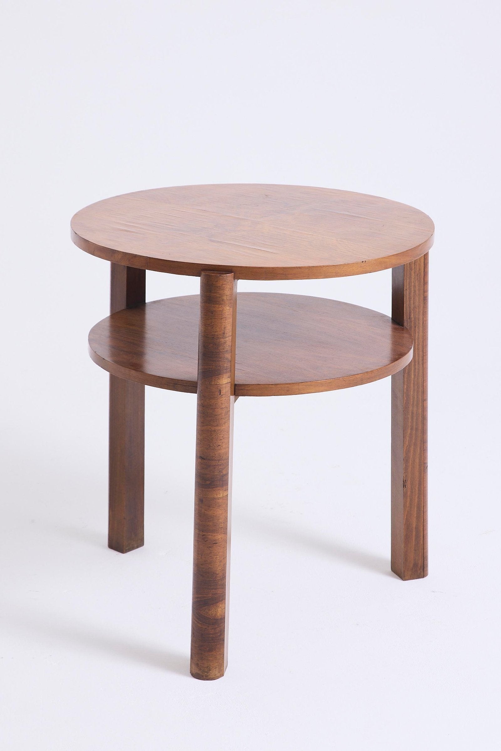 Art Deco Walnut Side Table