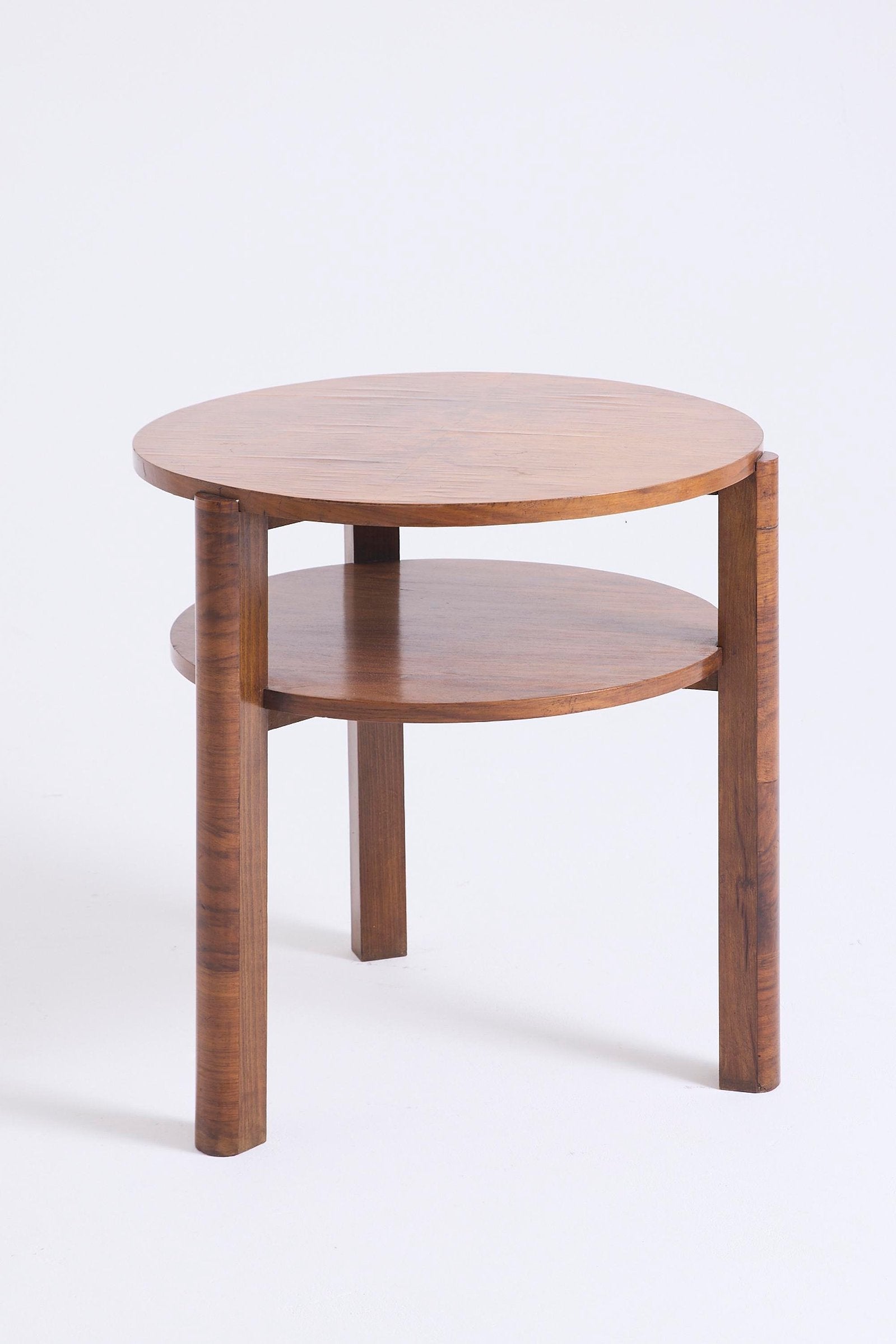 Art Deco Walnut Side Table