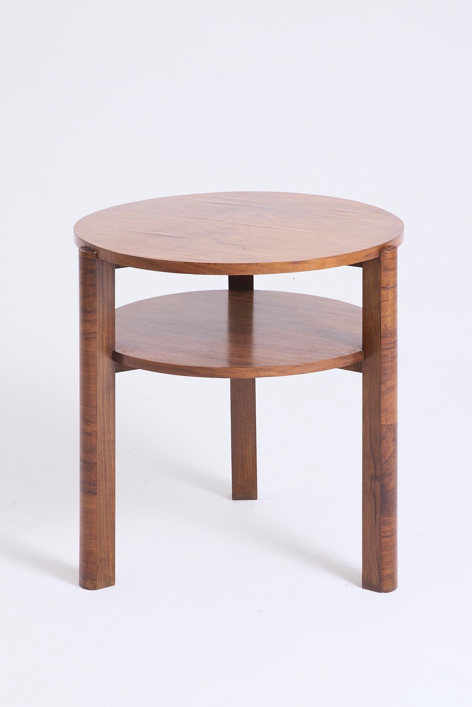 Art Deco Walnut Side Table