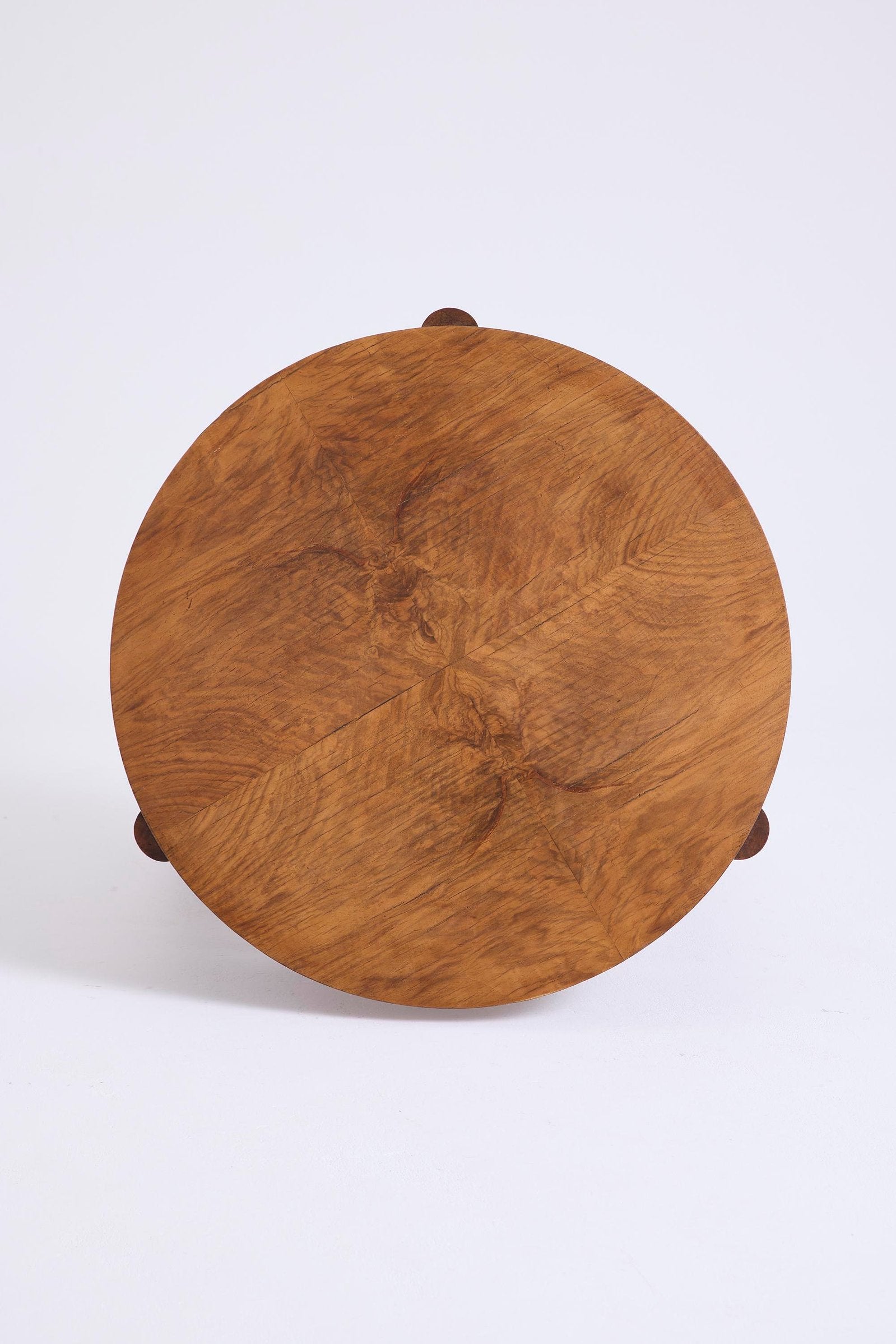 Art Deco Walnut Side Table