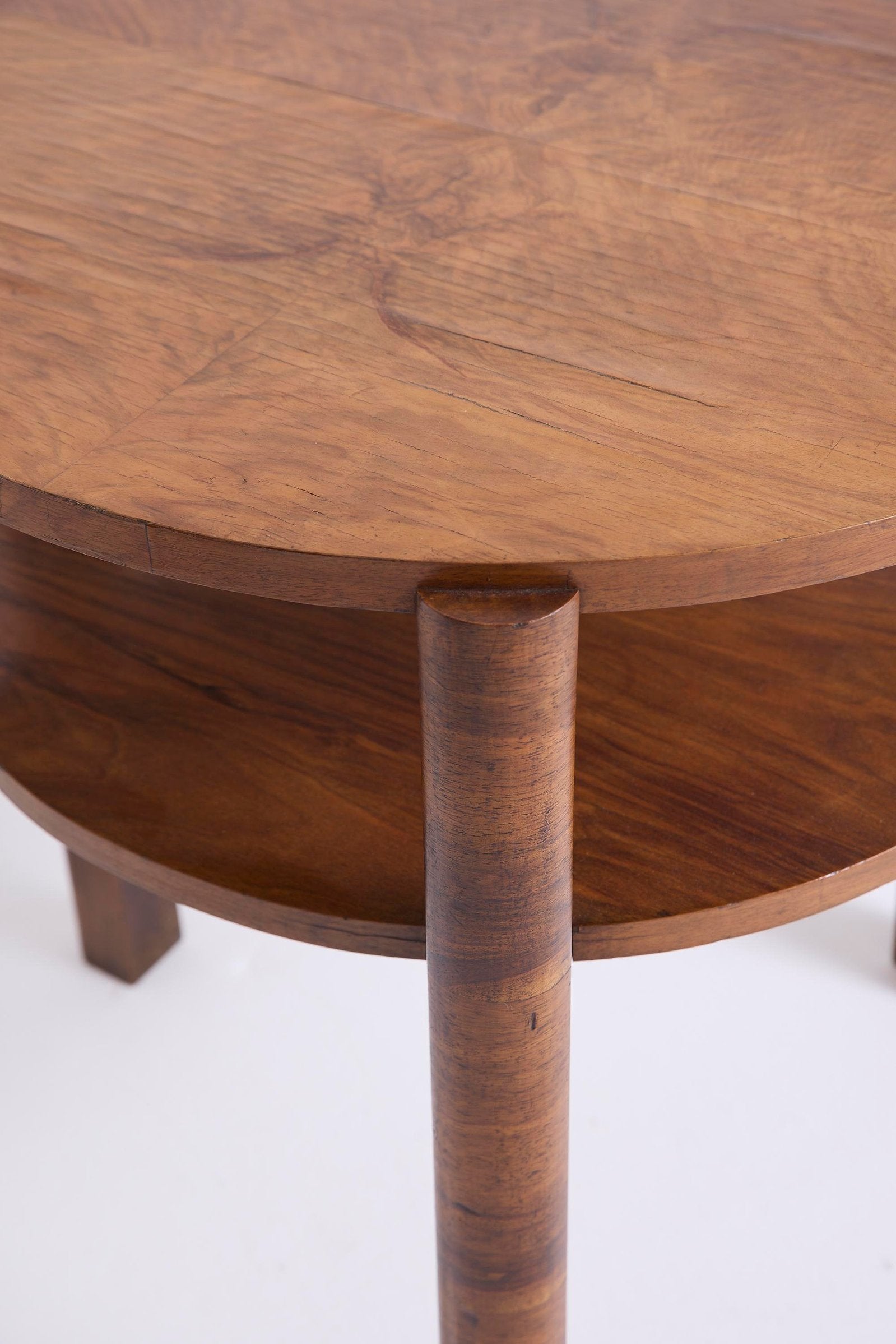 Art Deco Walnut Side Table