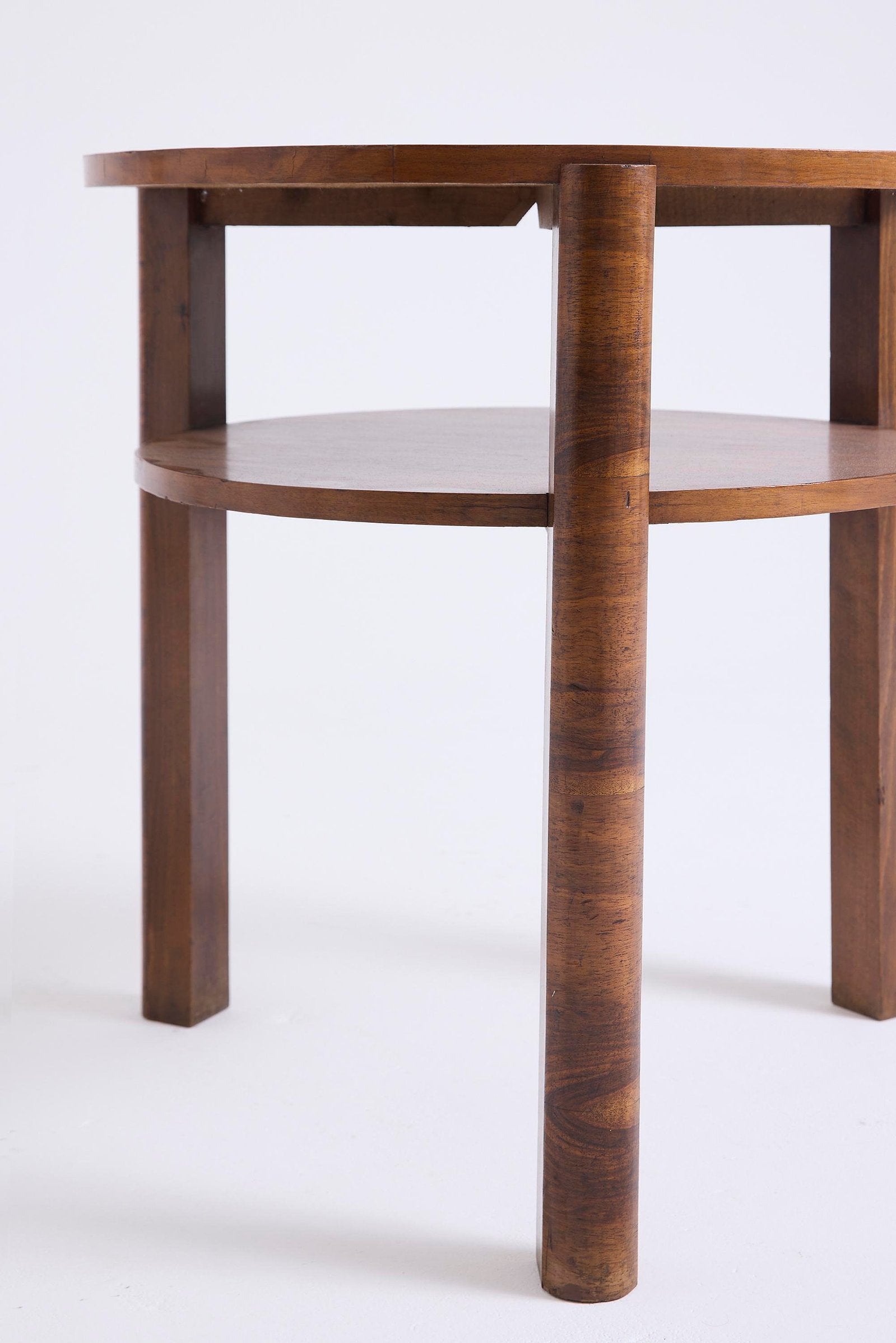 Art Deco Walnut Side Table