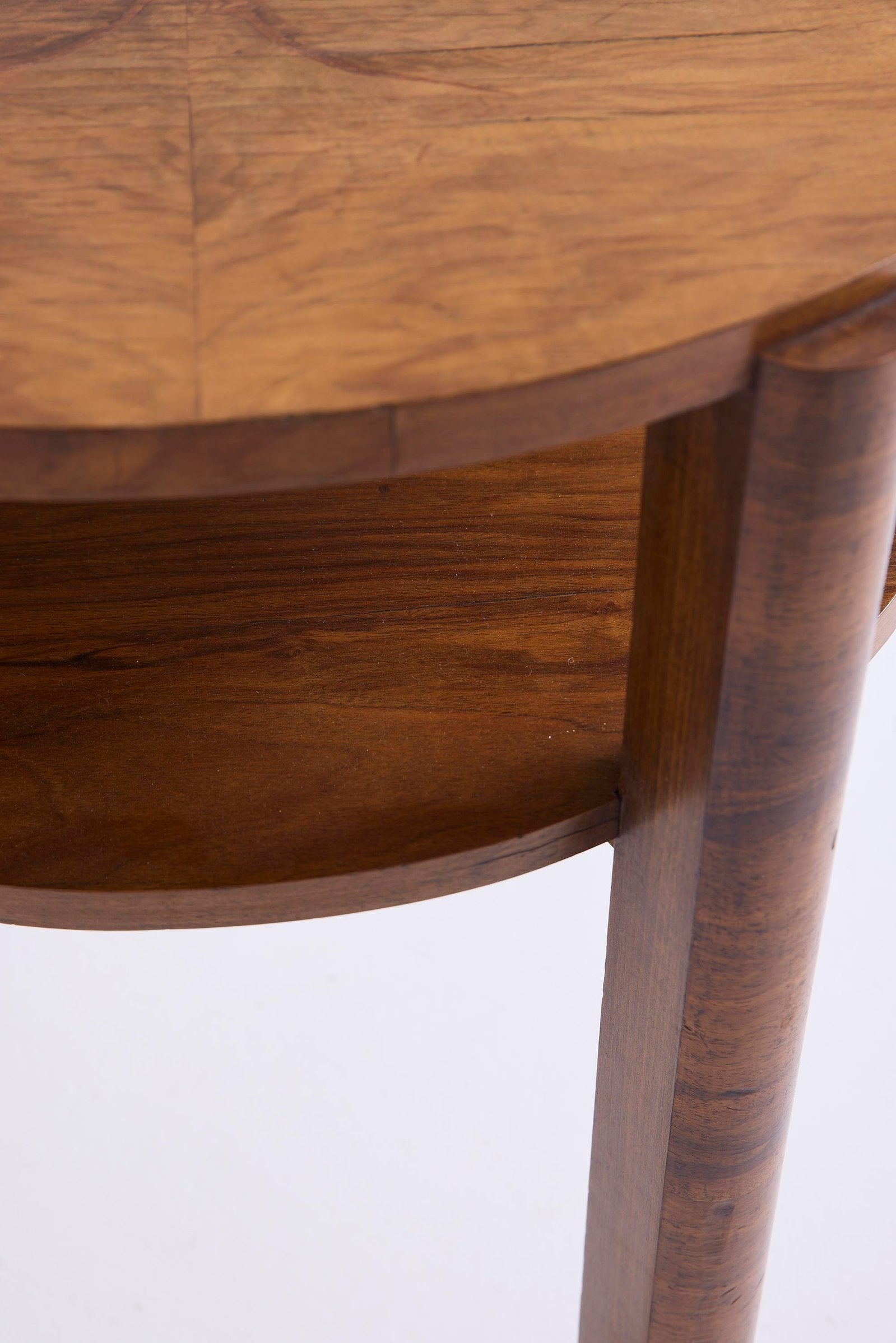 Art Deco Walnut Side Table