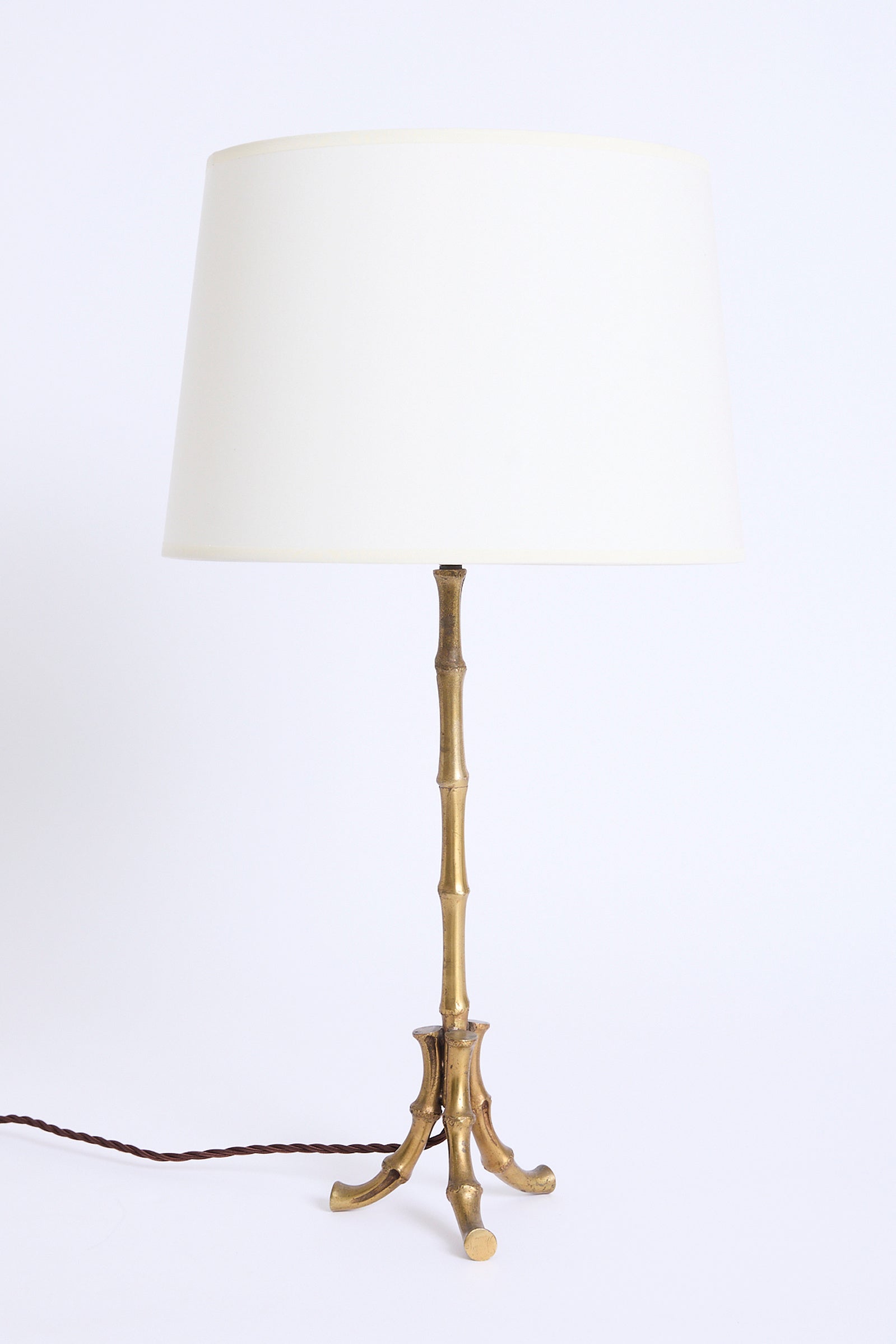 10521- Bronze Bamboo Table Lamp