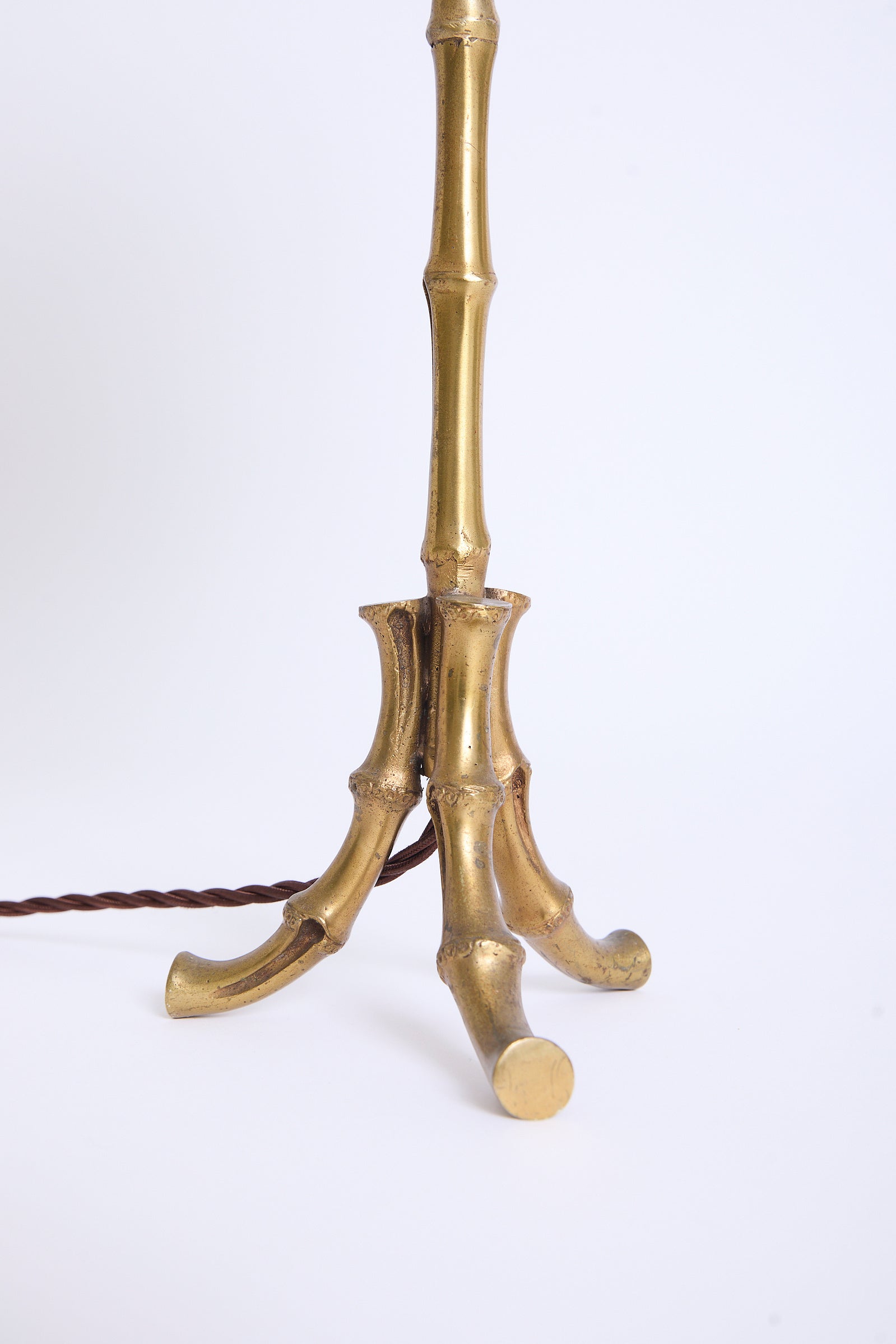 Bronze Bamboo Table Lamp