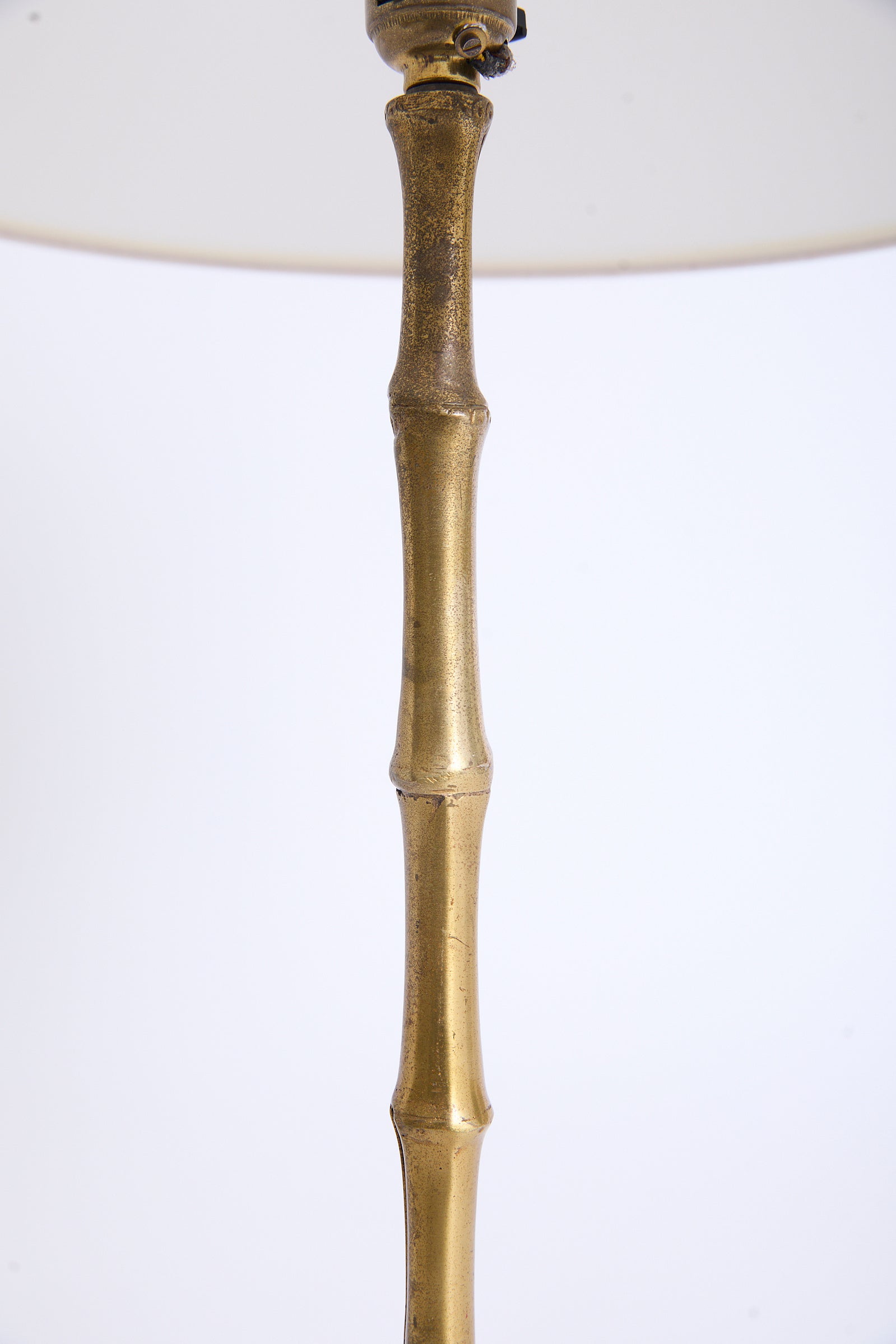 Bronze Bamboo Table Lamp