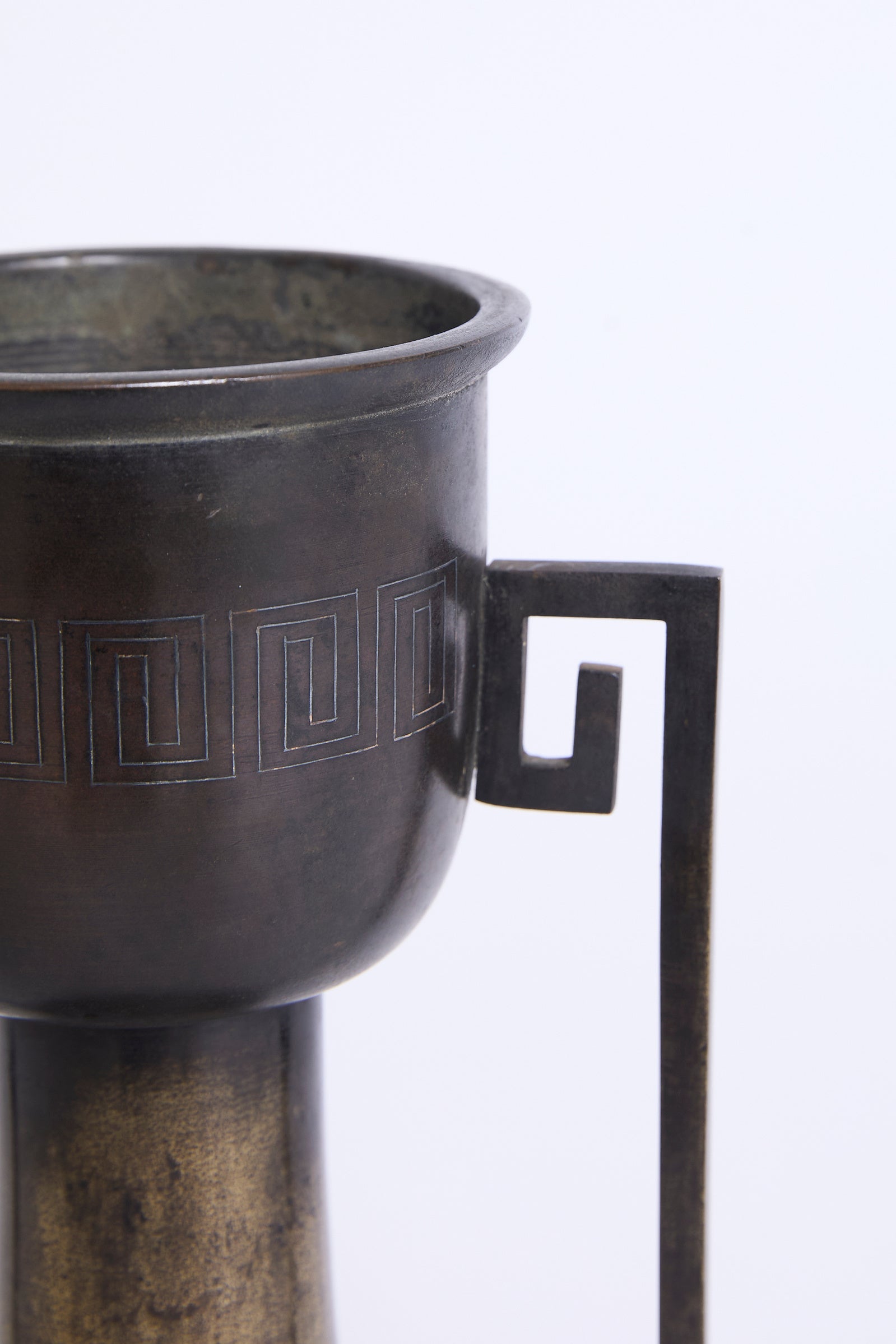 Bronze Ikebana Vase