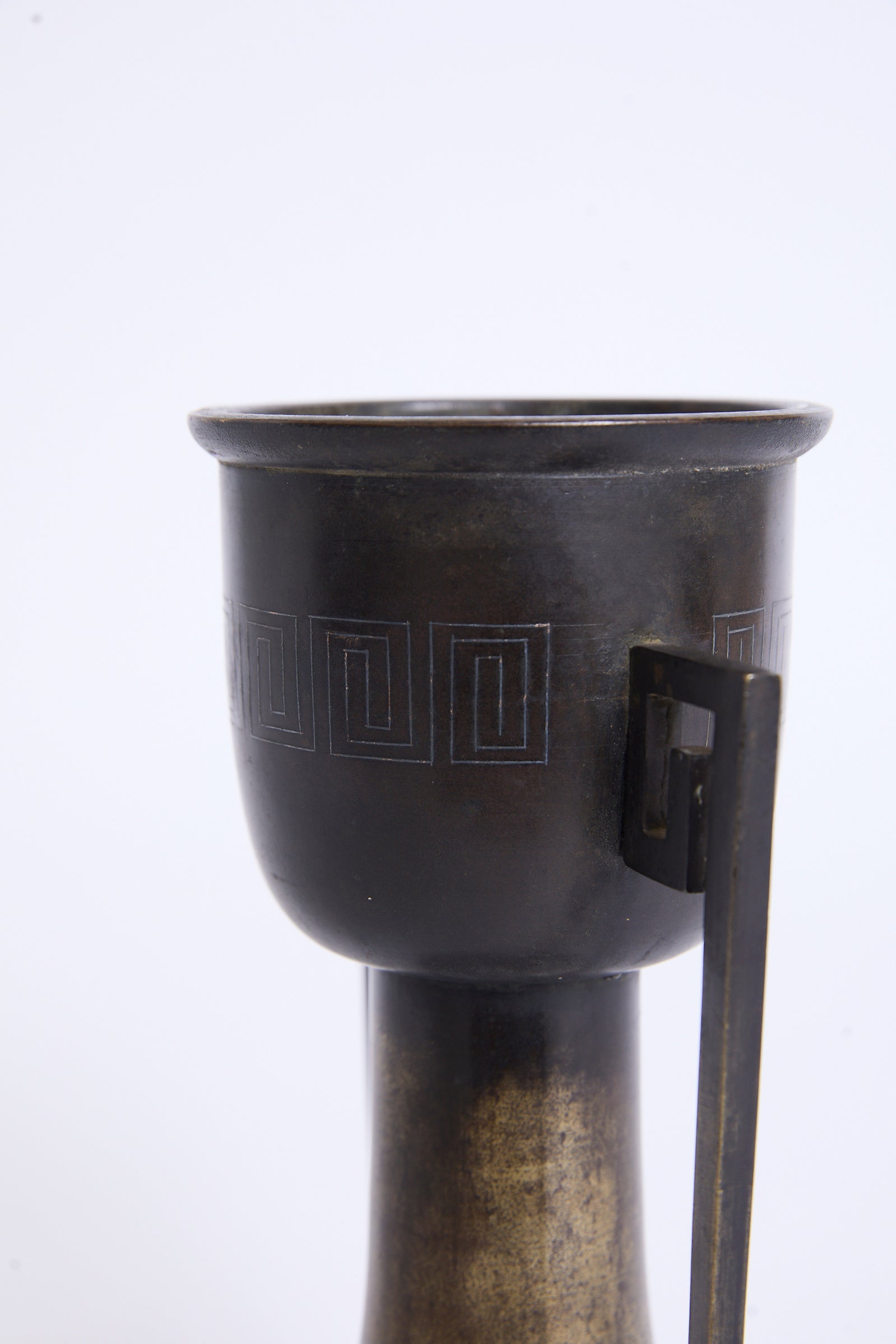 Bronze Ikebana Vase