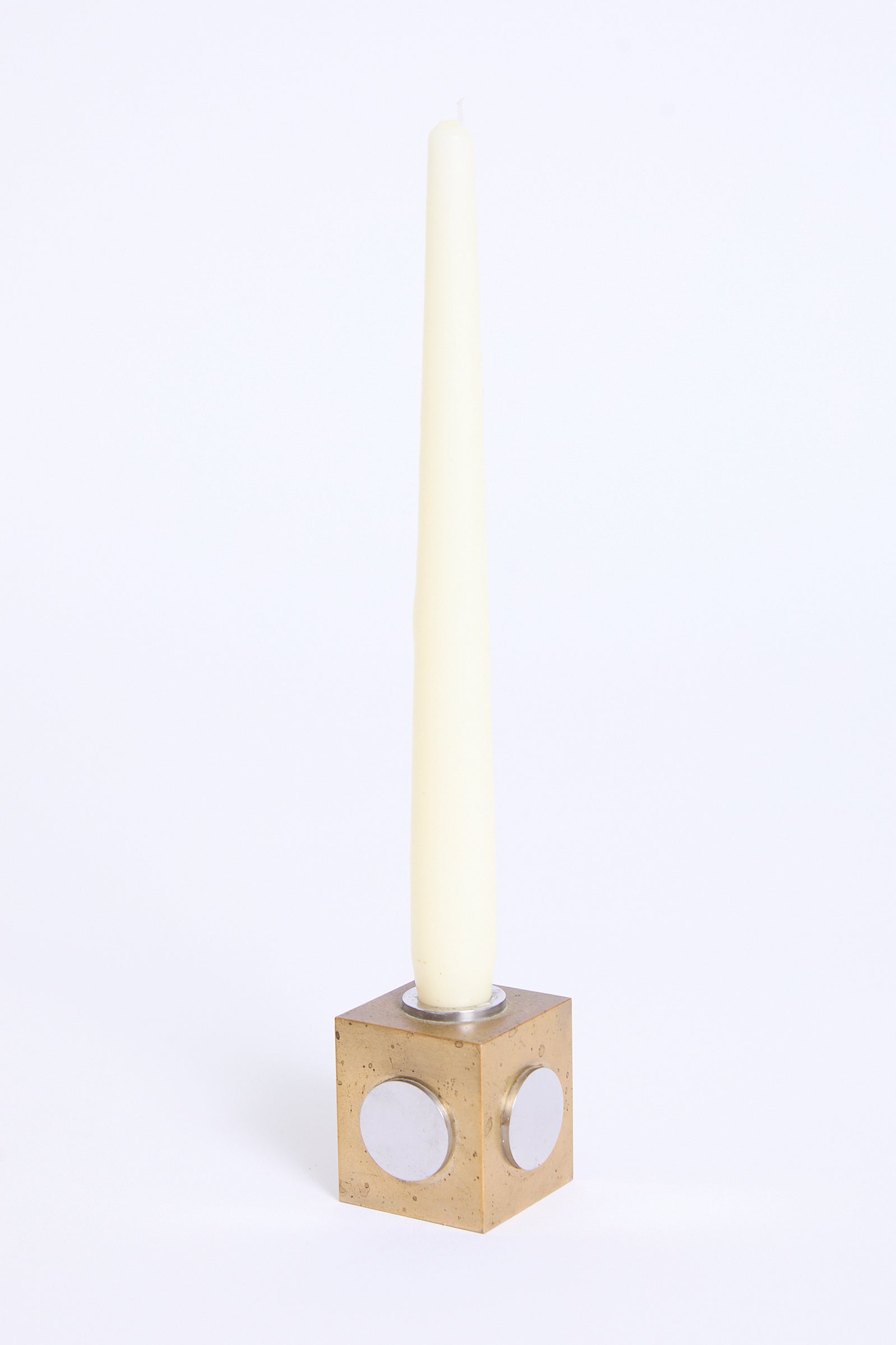 10525- Bronze Ikebana Vase