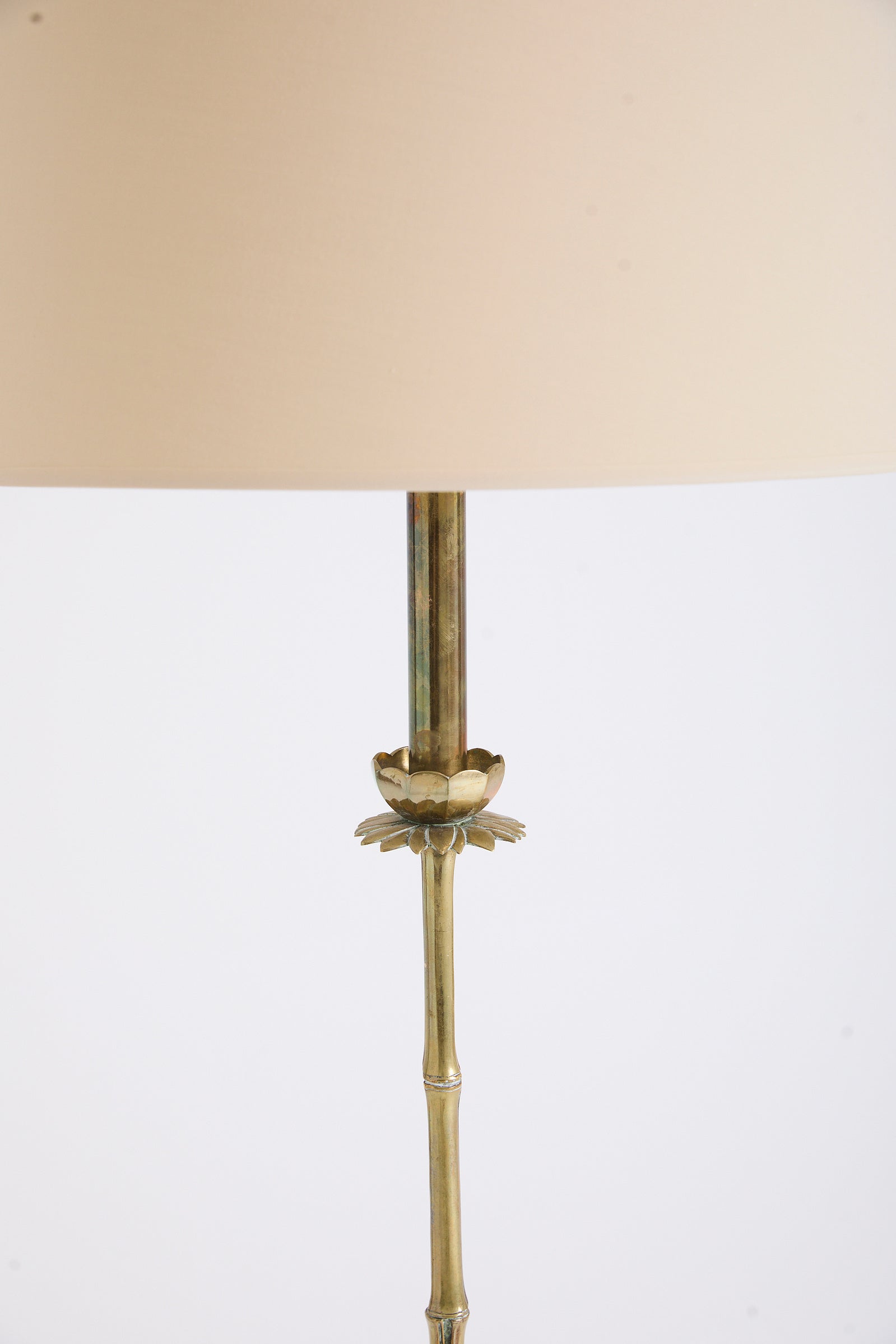 Bronze Bamboo Floor Lamp