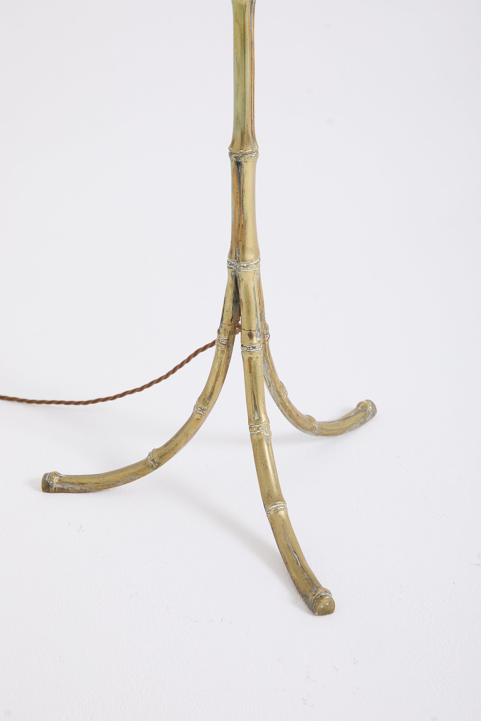 Bronze Bamboo Floor Lamp