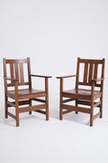 Pair of Armchairs by Gustav Stickley (1858 -1942)