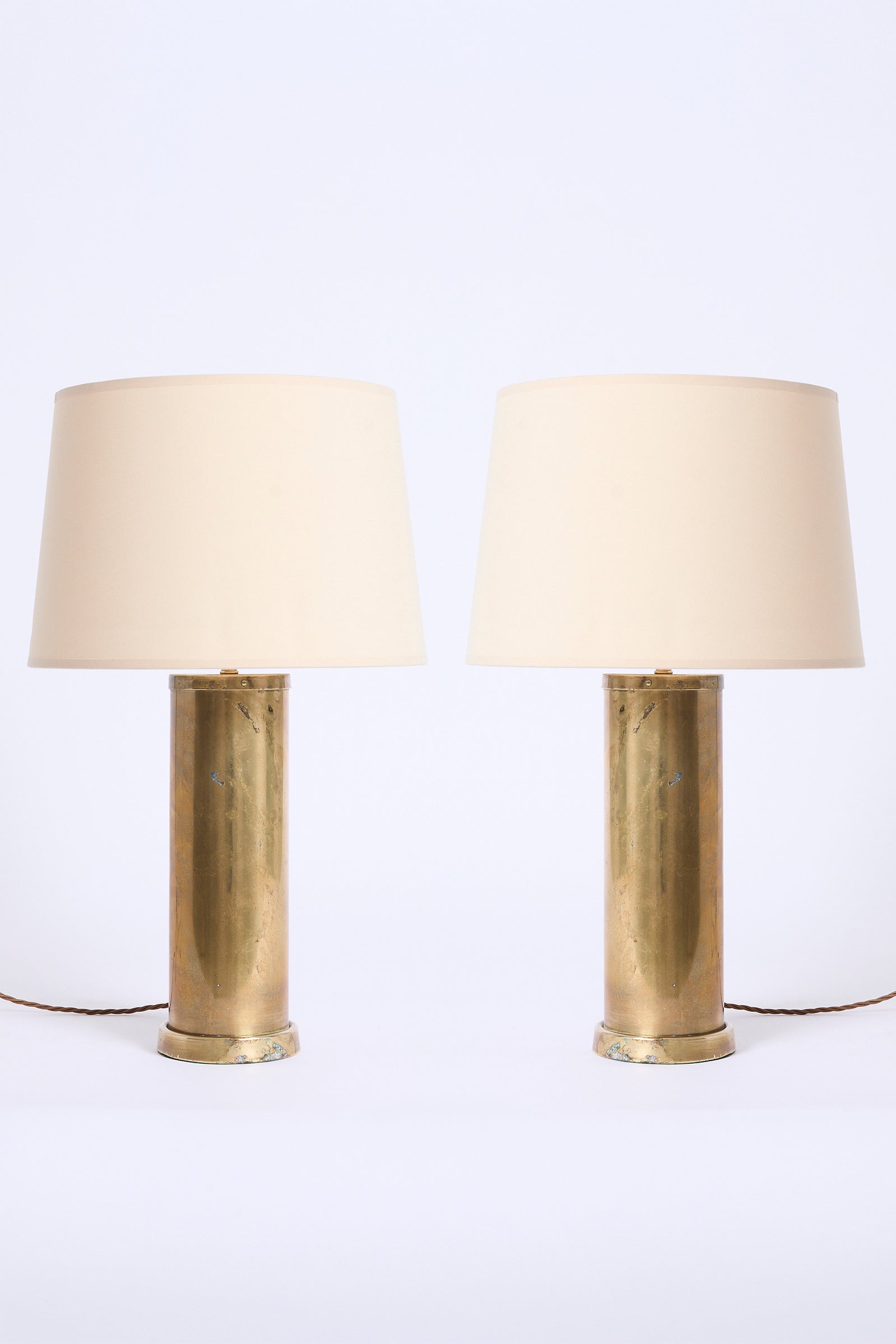 10541- Pair of Brass Table Lamps