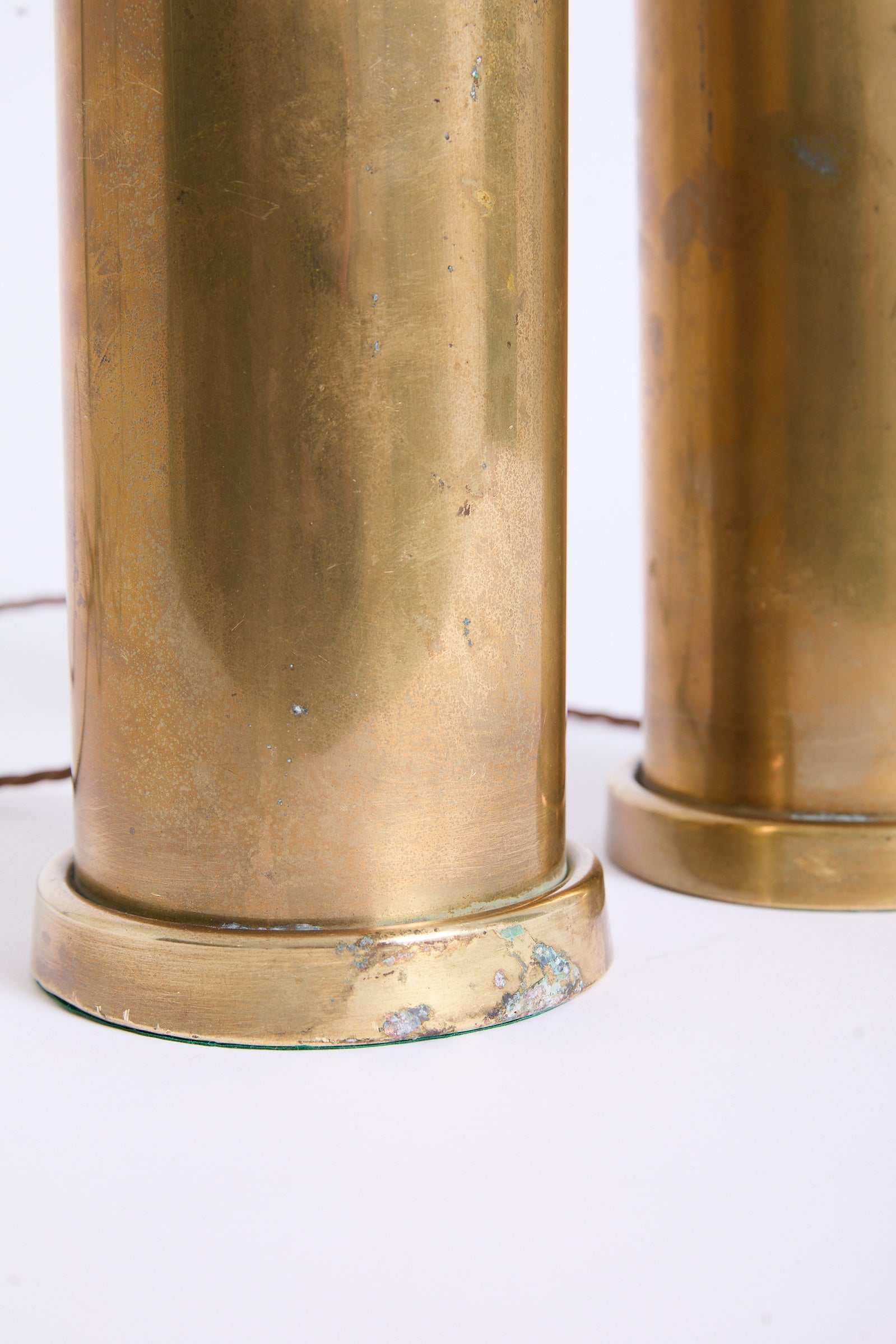 Pair of Brass Table Lamps