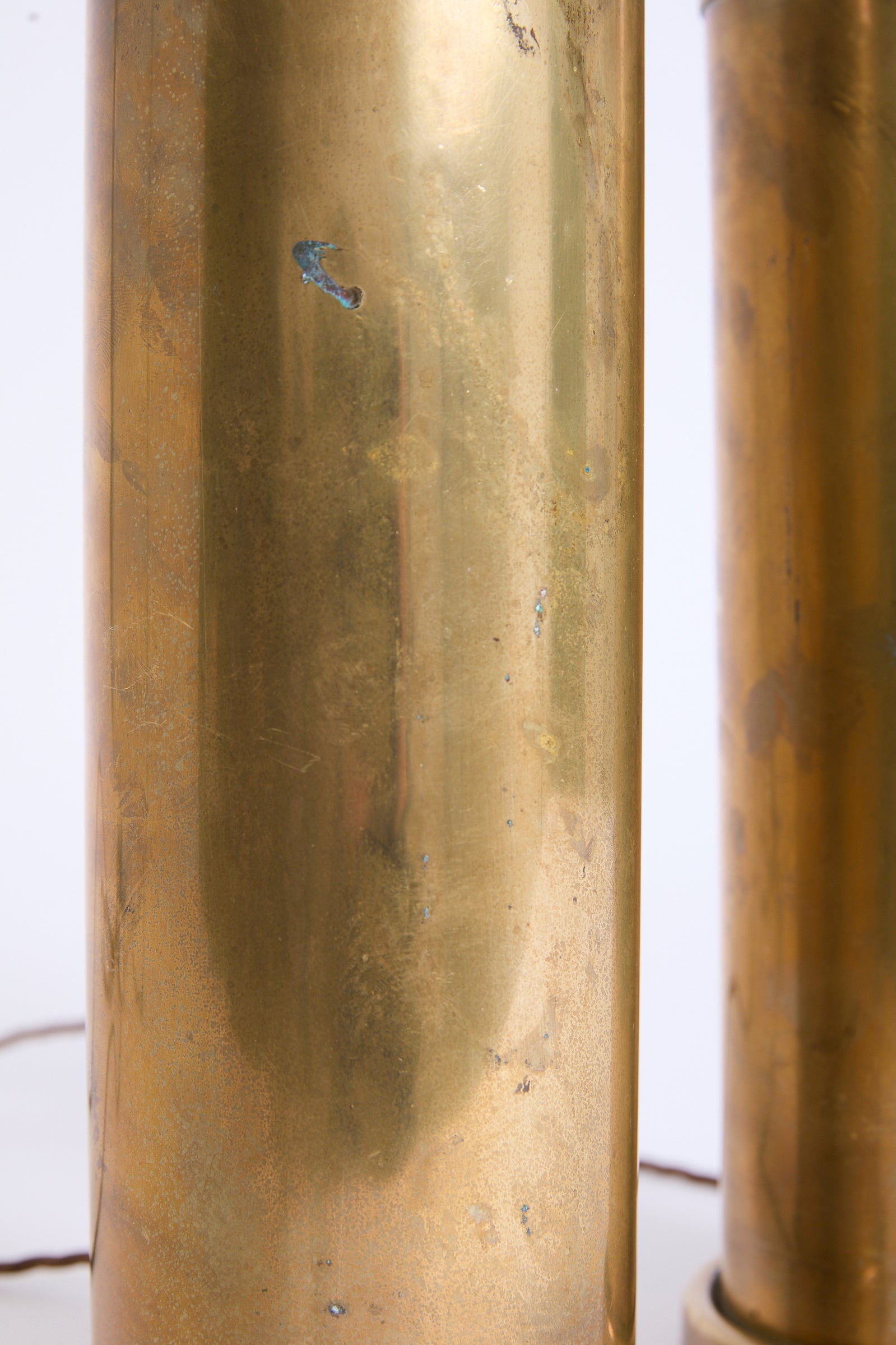 Pair of Brass Table Lamps