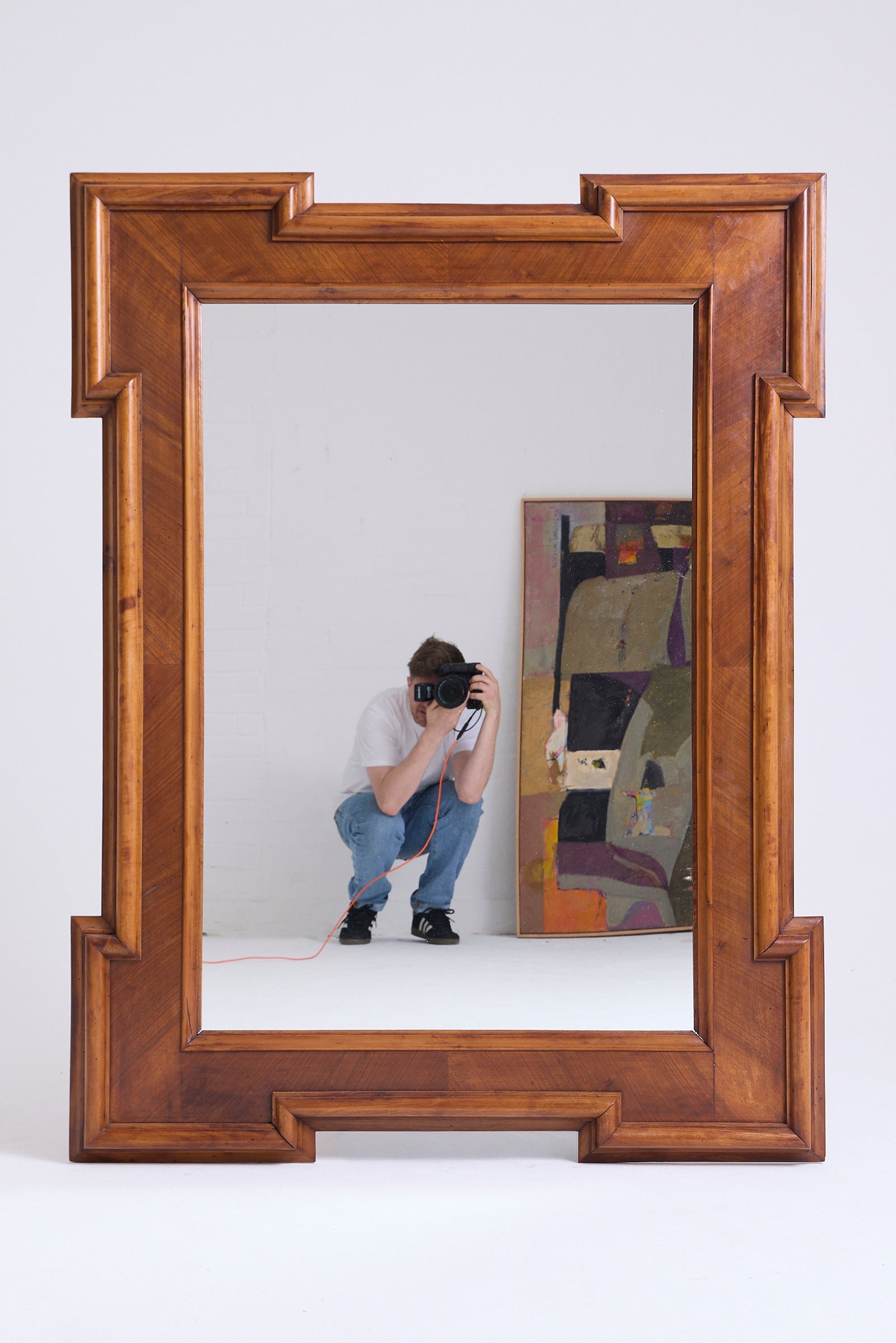 Large Walnut Mirror