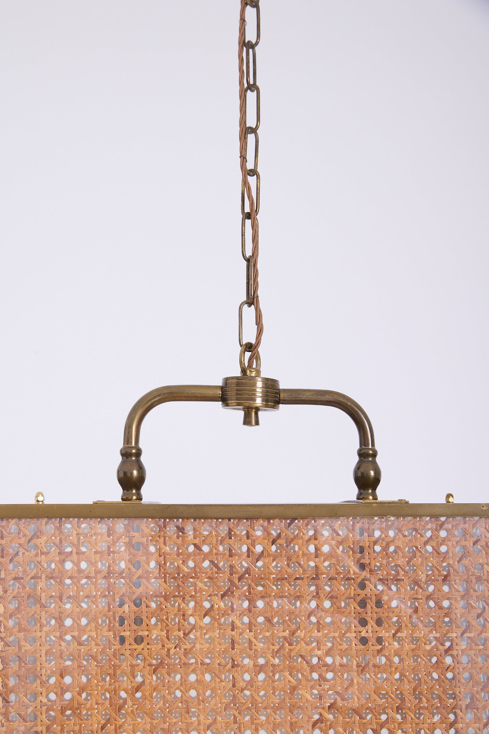 Brass and Cane Lantern