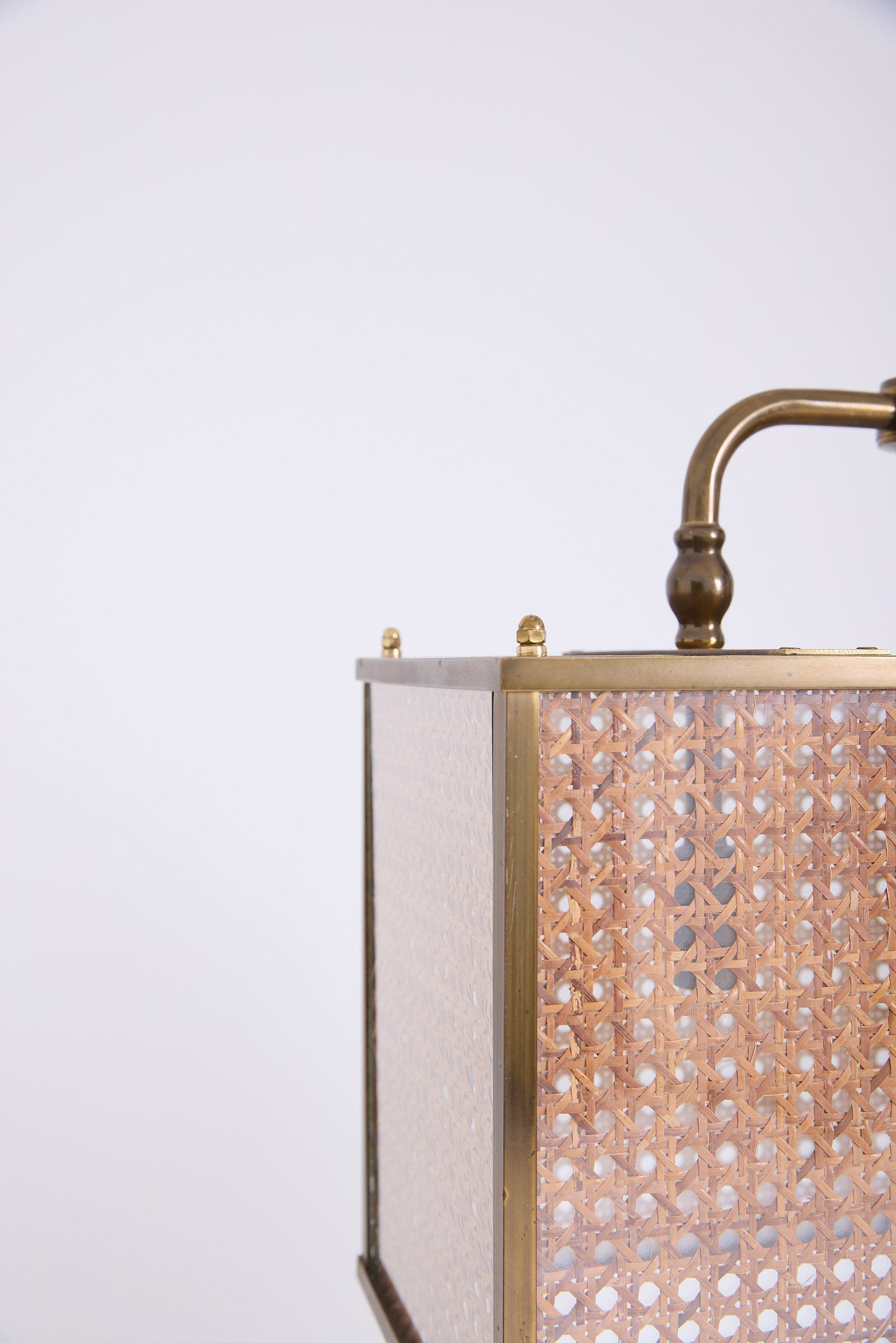 Brass and Cane Lantern