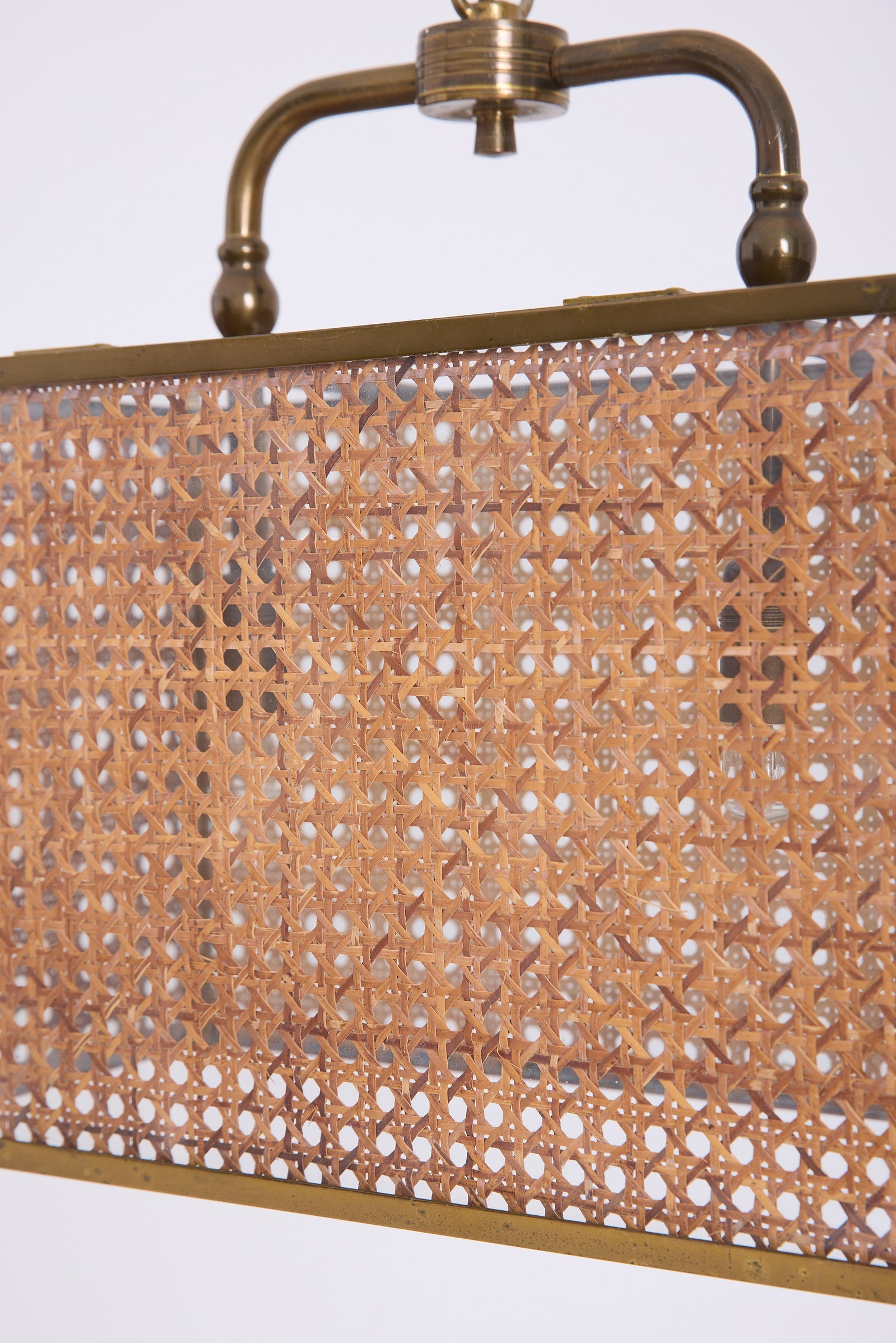 Brass and Cane Lantern