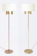 Pair of Brass Floor Lamps