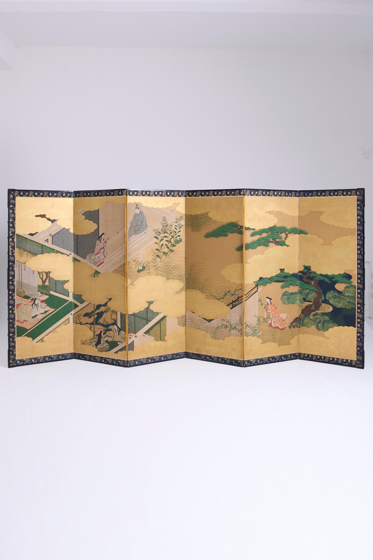 Early 19th Century Byōbu Japanese Screen