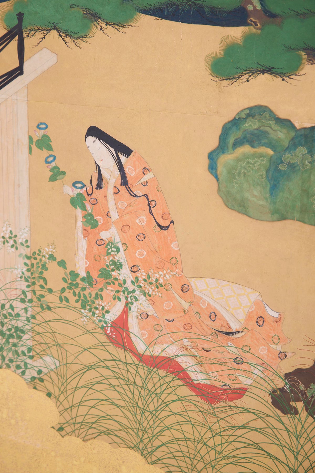 Early 19th Century Byōbu Japanese Screen