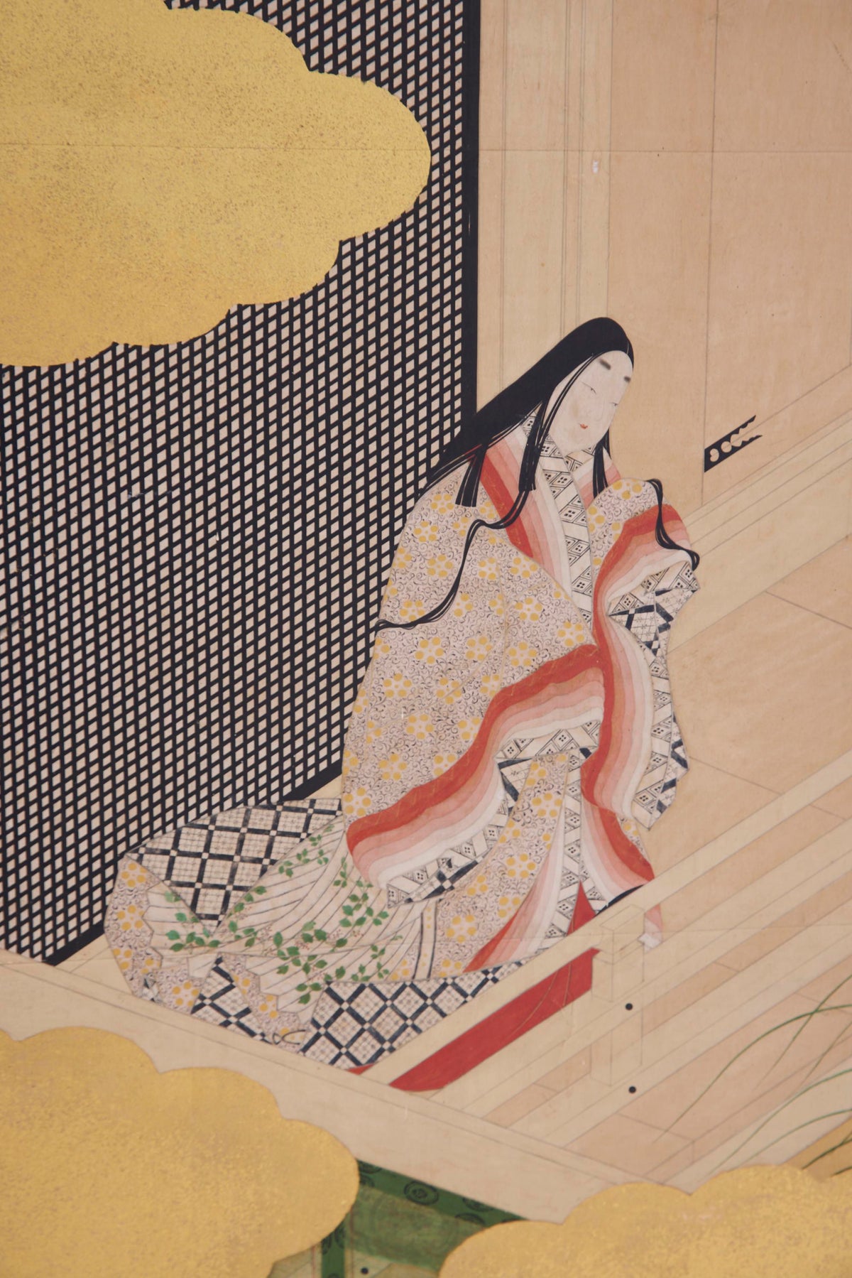 Early 19th Century Byōbu Japanese Screen