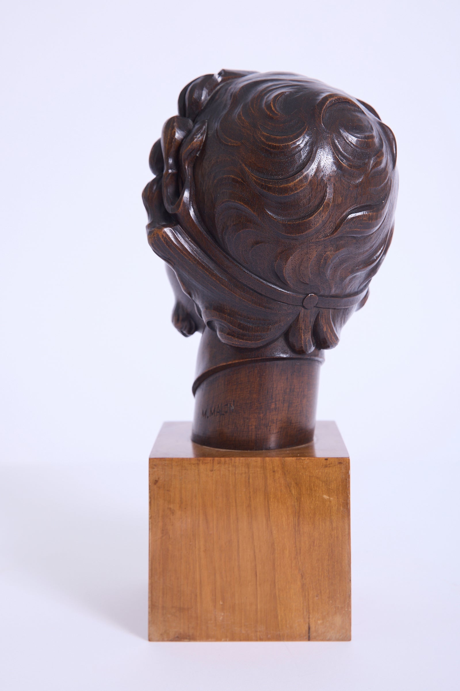 Art Deco Faun's Head Sculpture