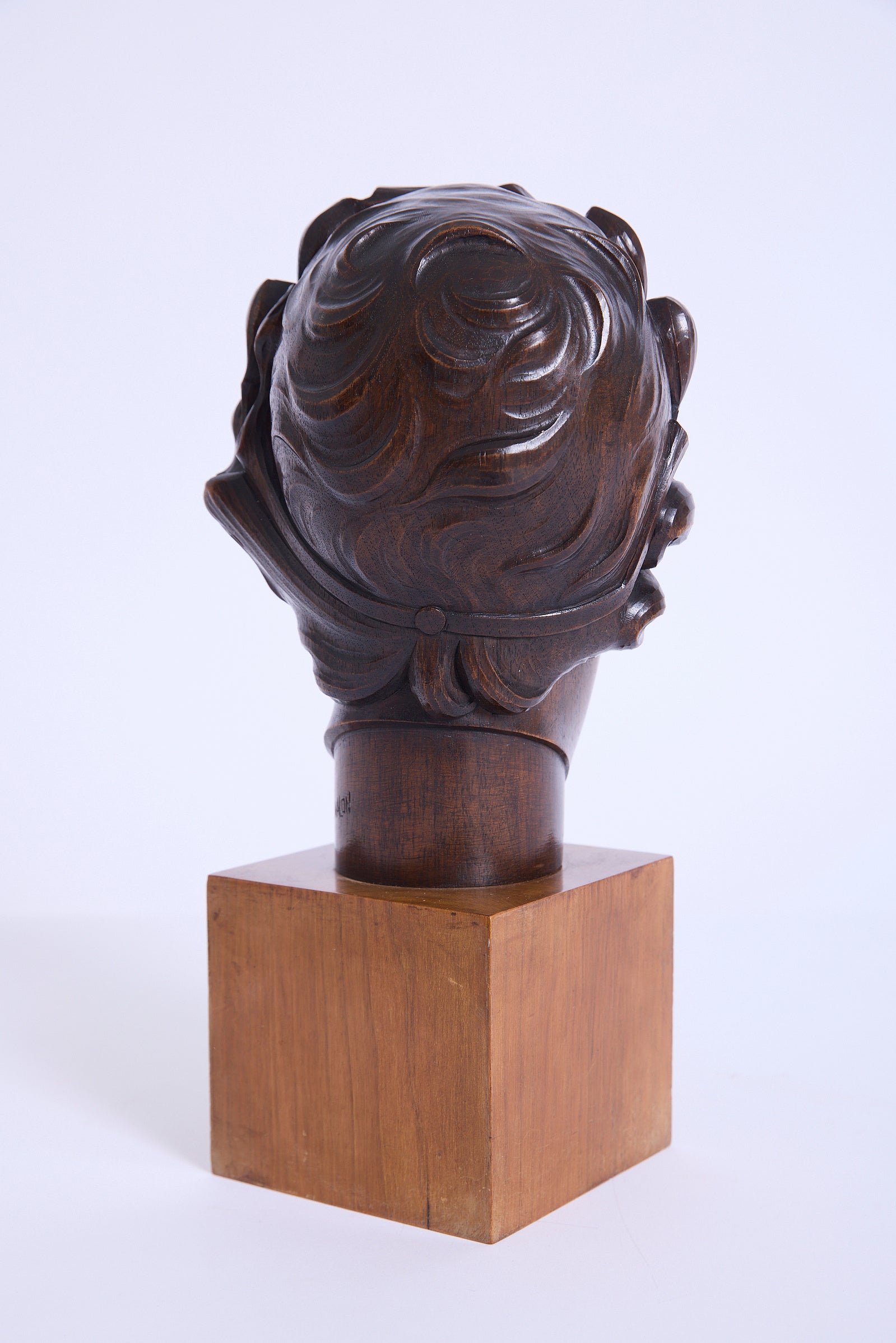 Art Deco Faun's Head Sculpture