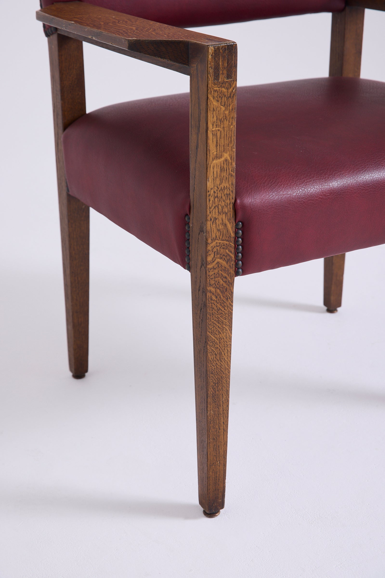 Modernist Oak Armchair