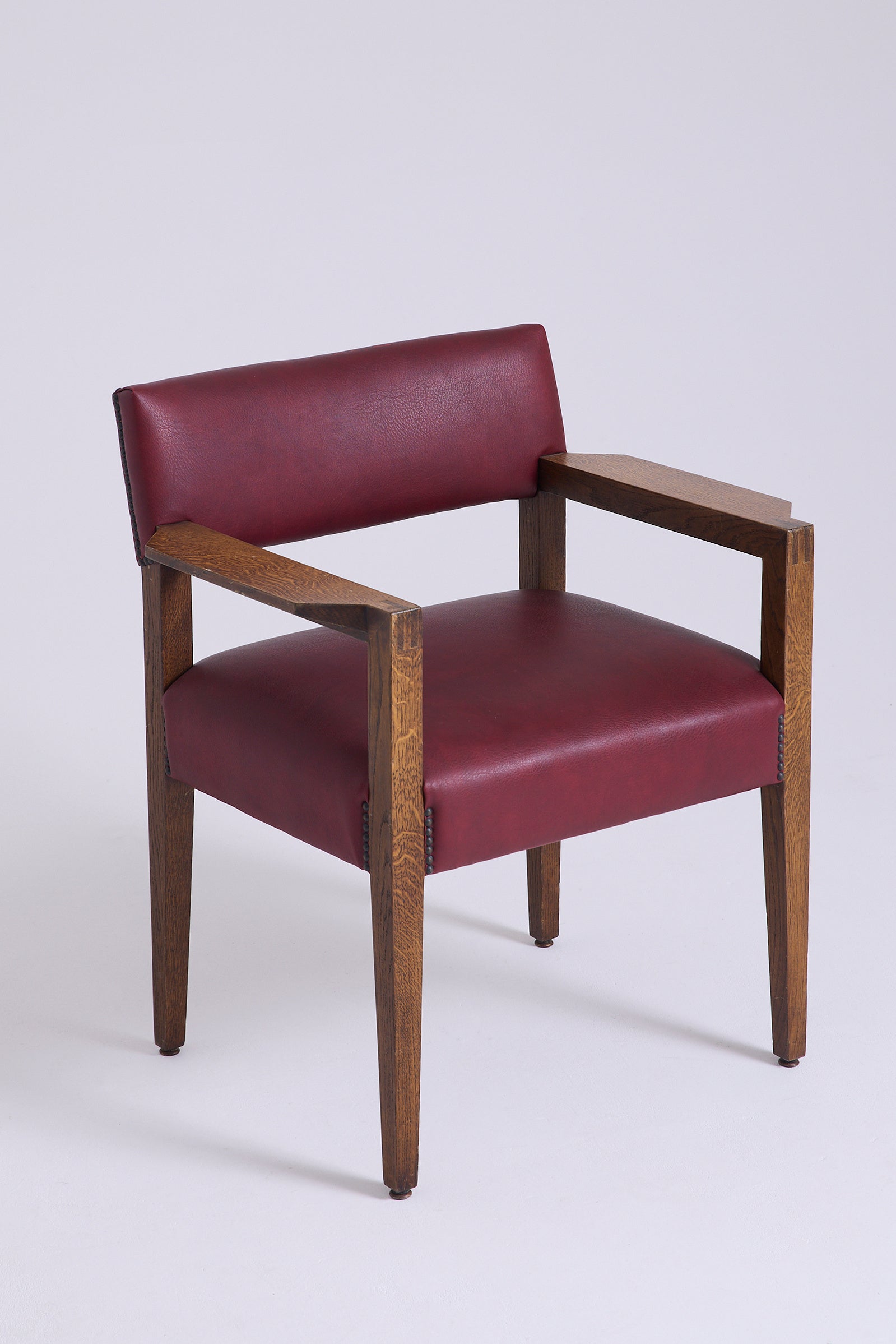 Modernist Oak Armchair