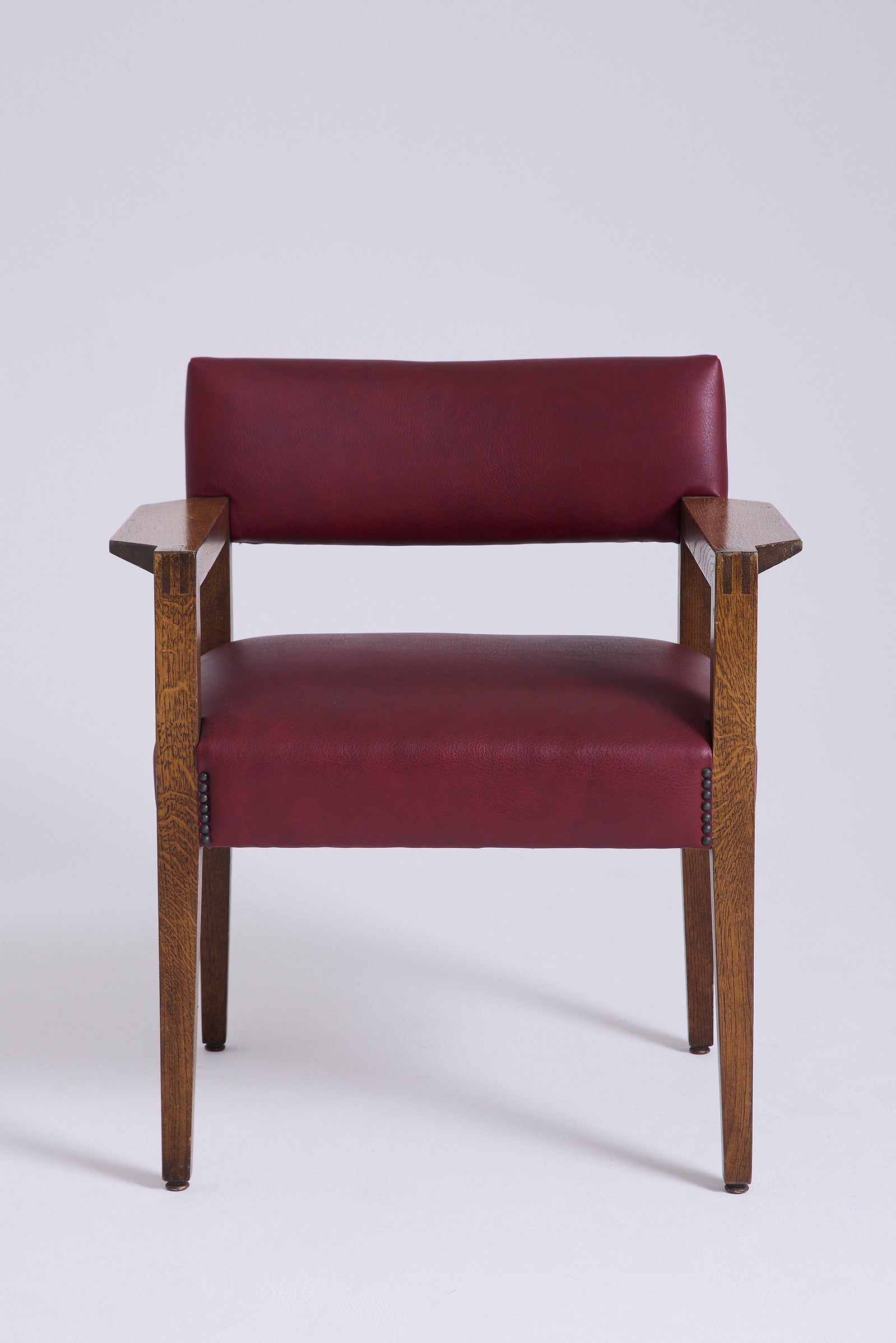 Modernist Oak Armchair
