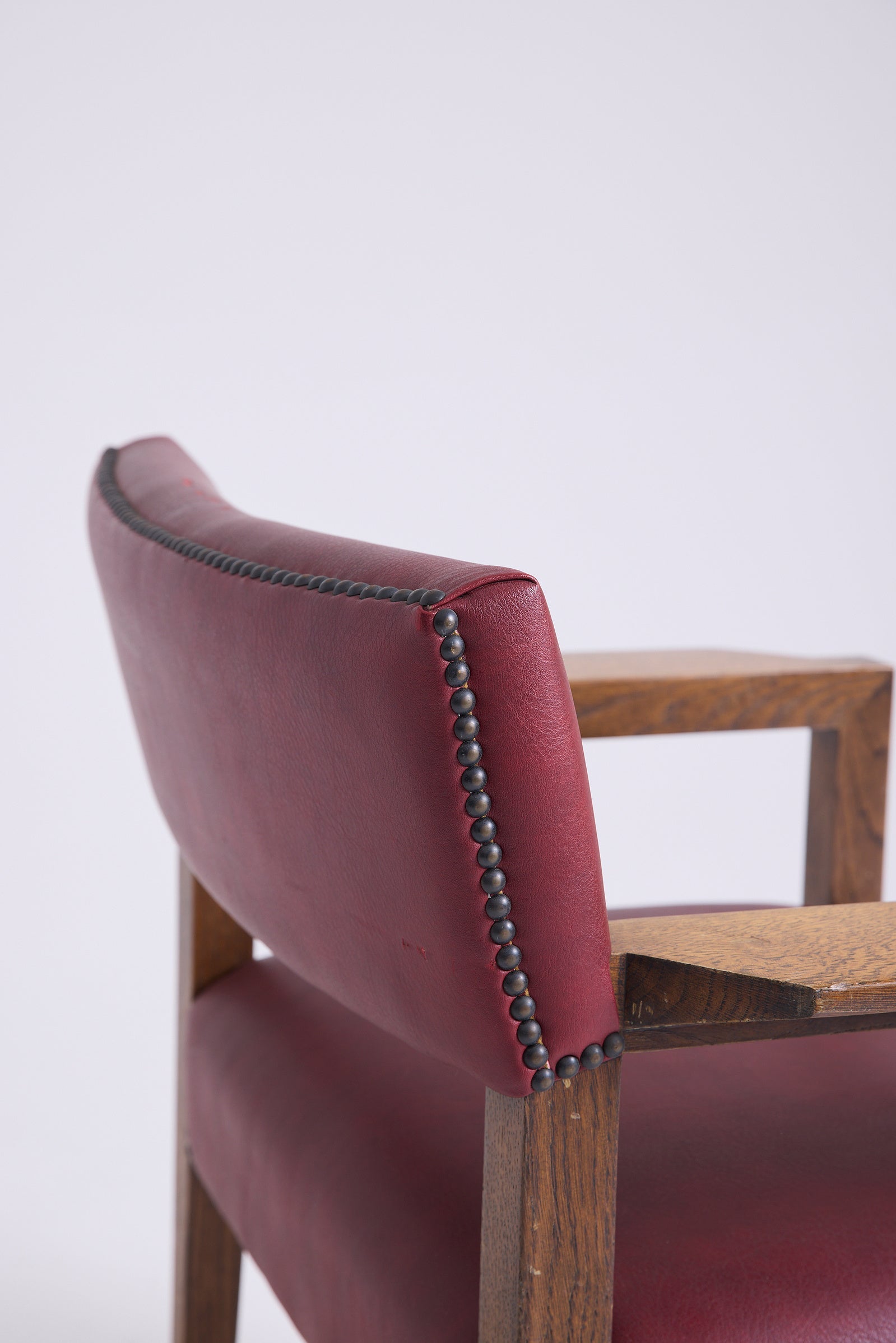 Modernist Oak Armchair