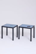 10626- Pair of Ceramic Side Tables