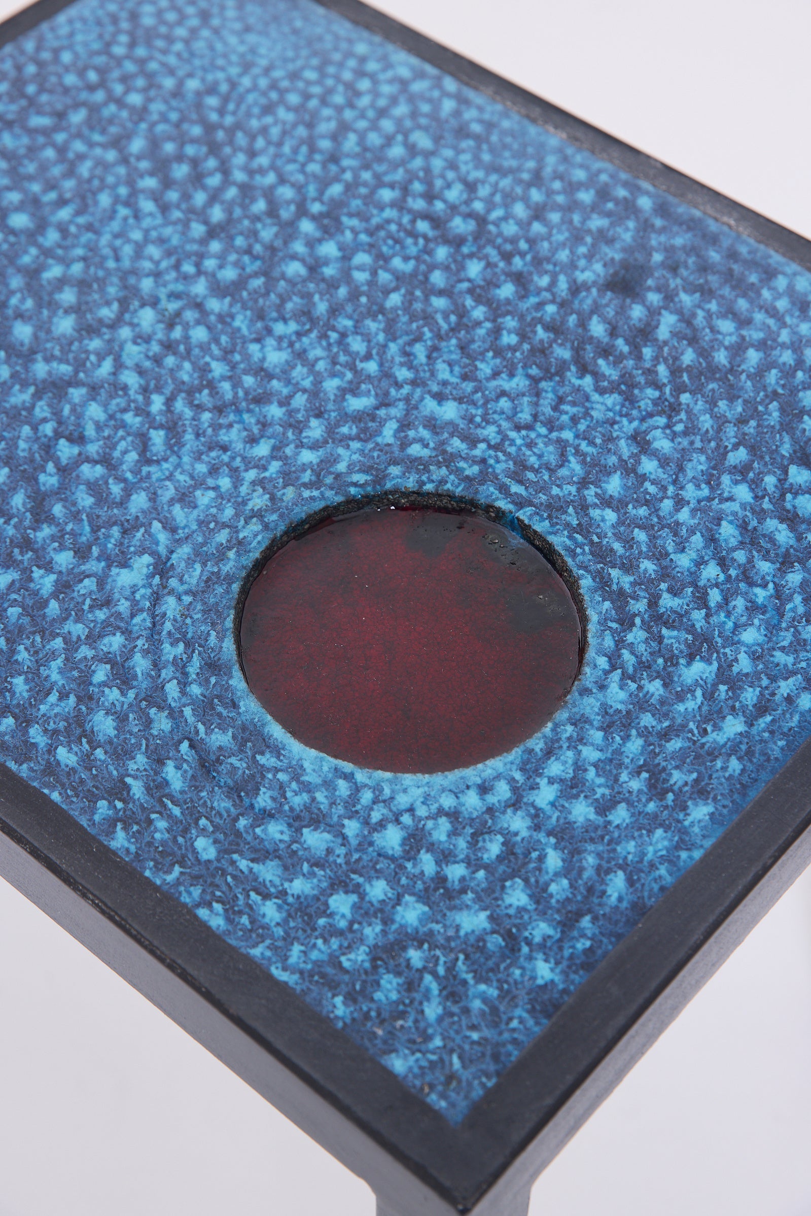 Pair of Ceramic Side Tables