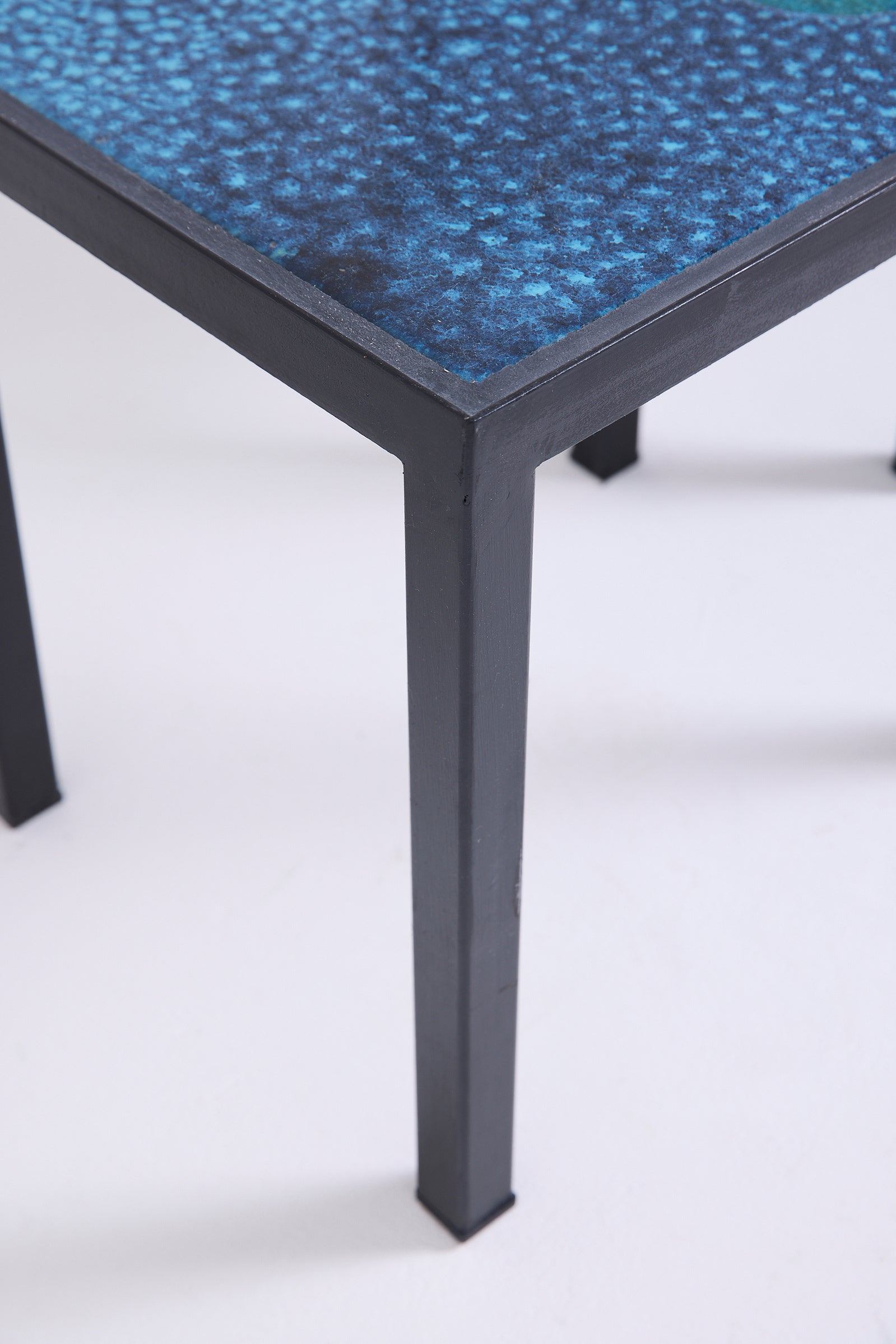 Pair of Ceramic Side Tables