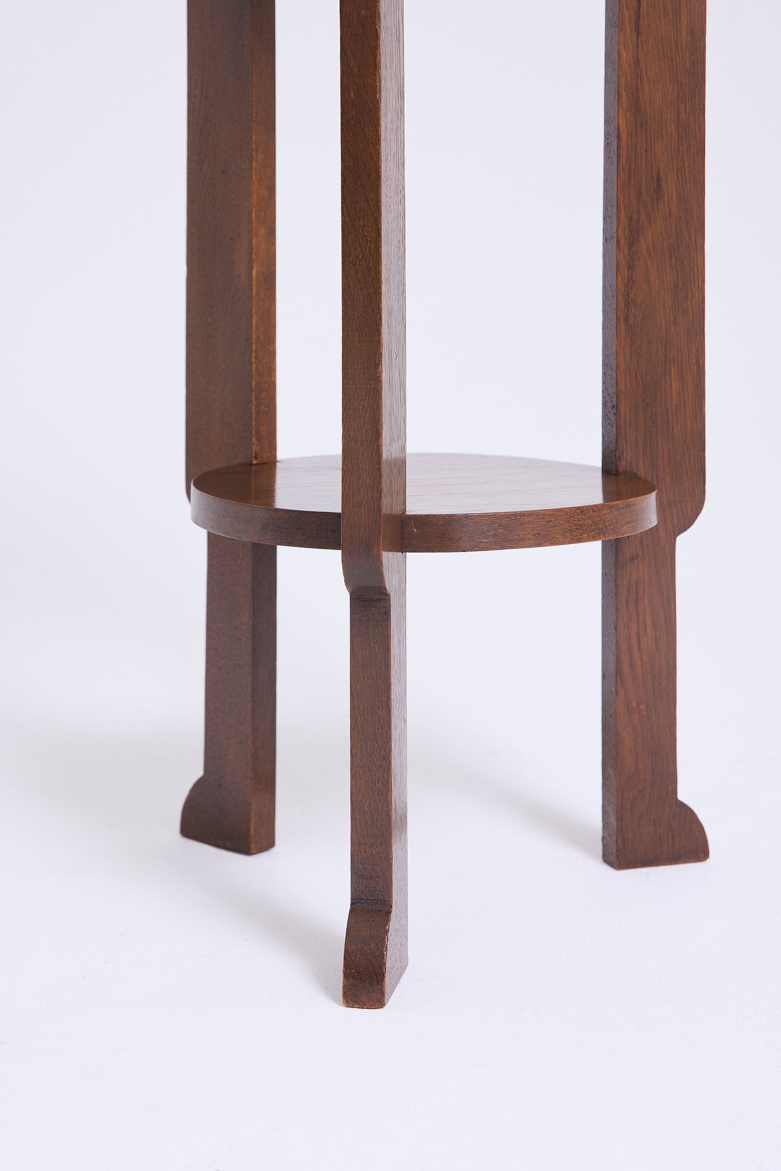 Modernist Oak Side Table