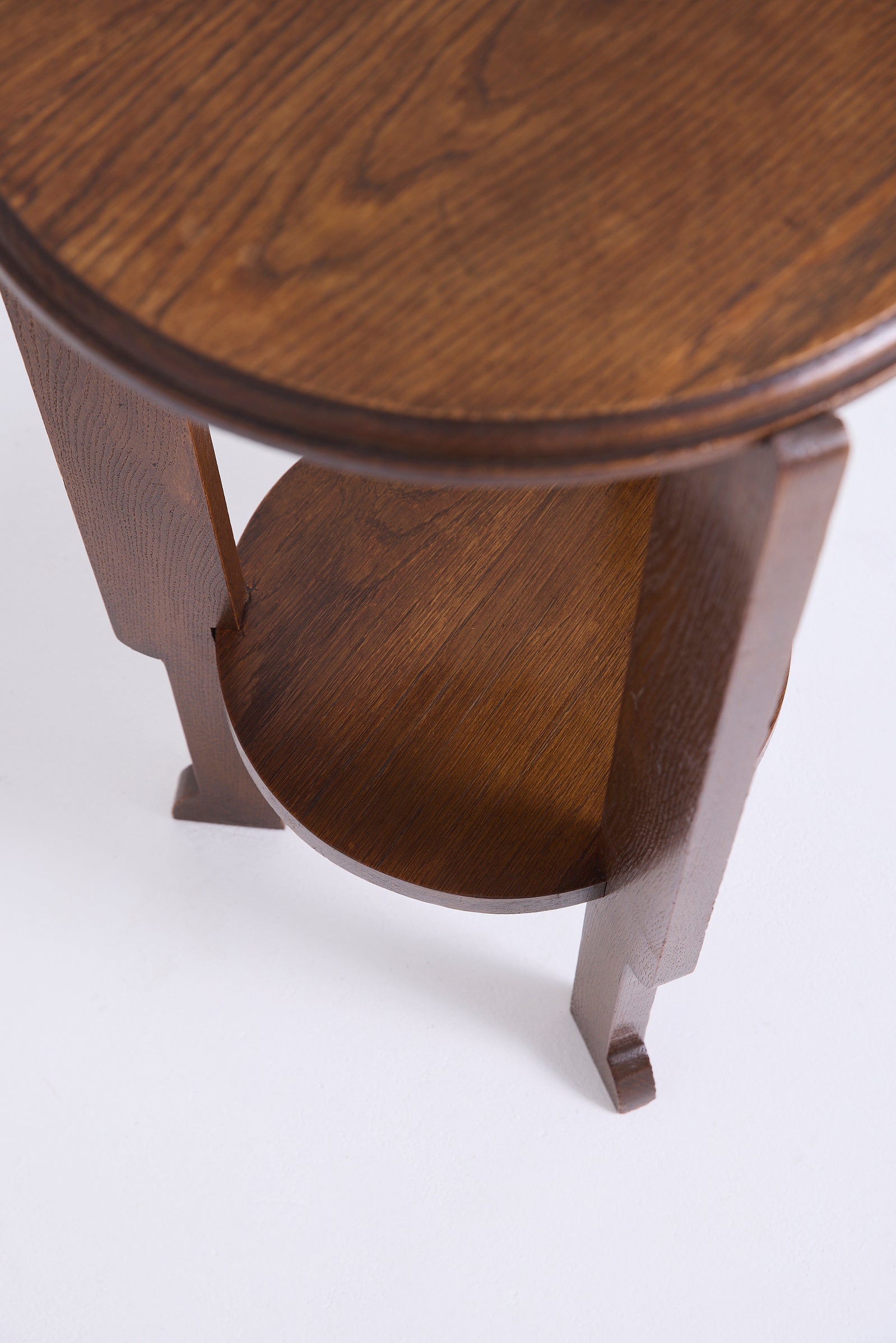 Modernist Oak Side Table
