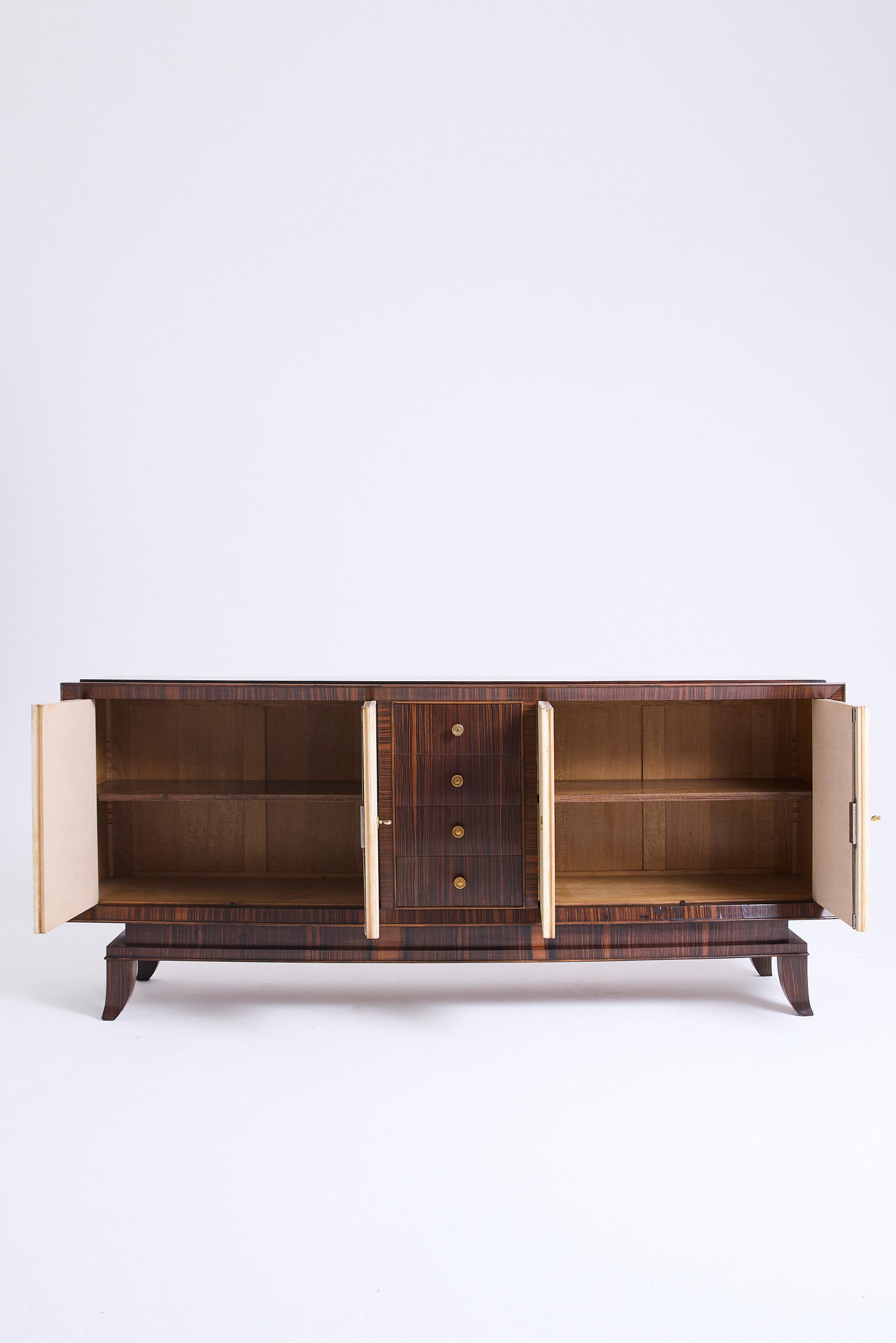 Art Deco Velum and Macassar Sideboard