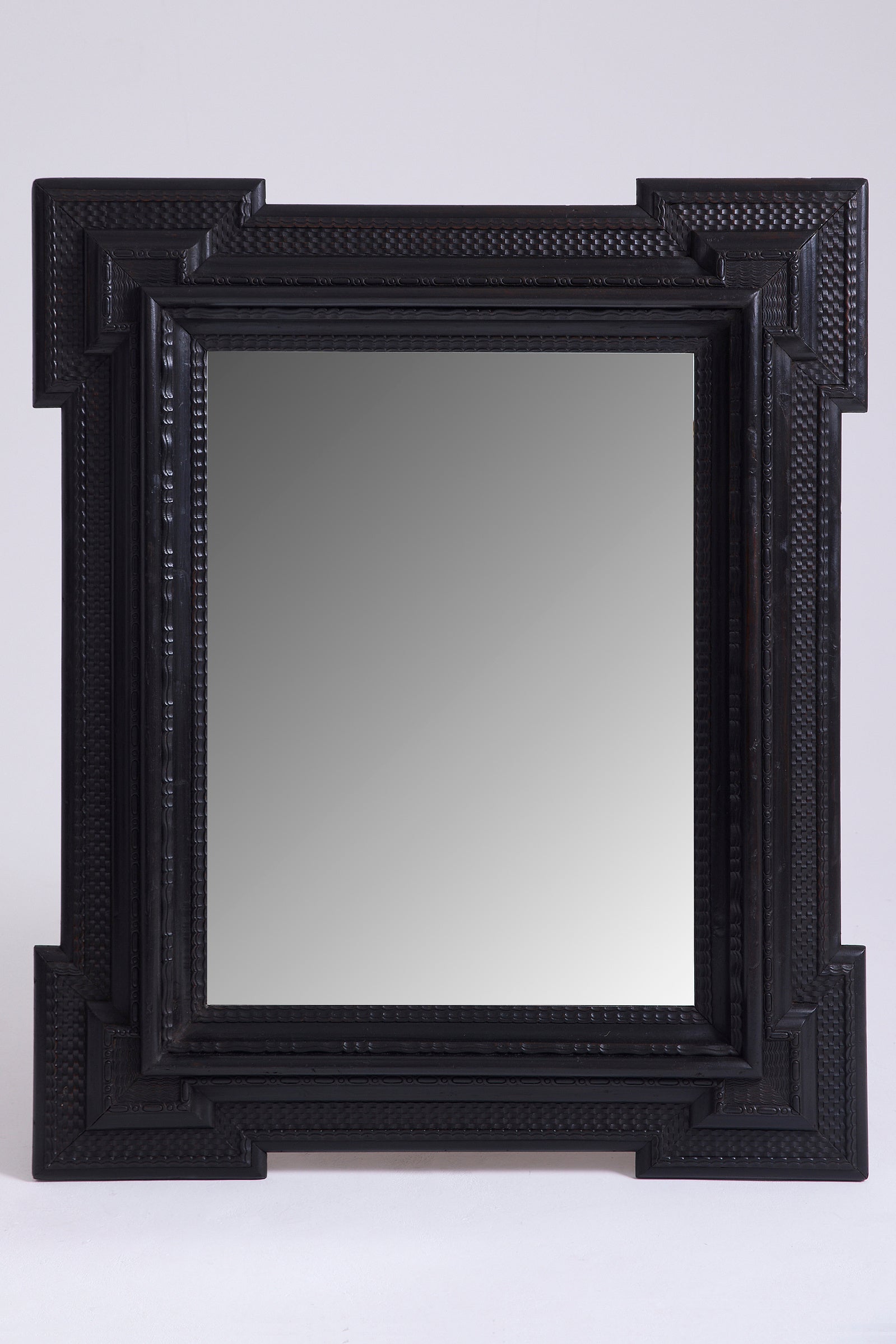 10648- Flemish Style Ripple Frame Mirror