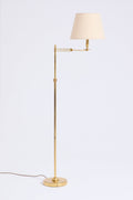 10650- Brass Reading Floor Lamp