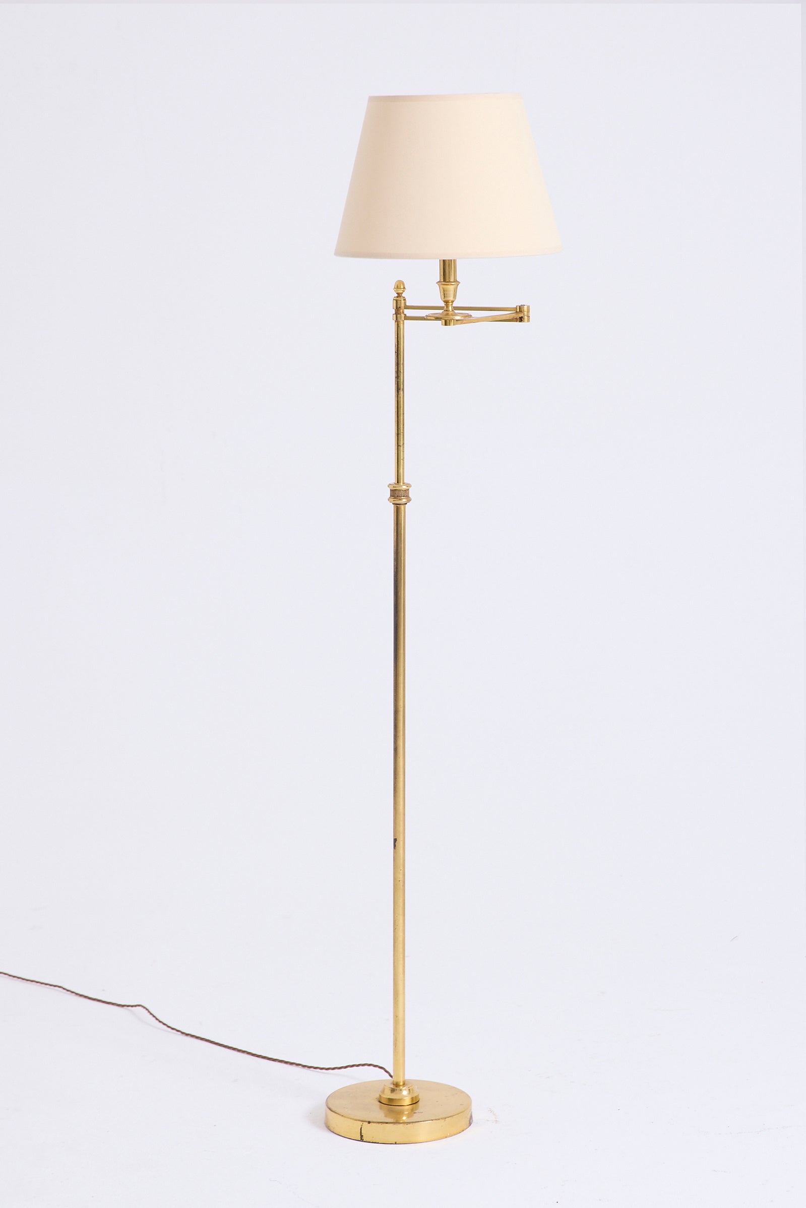 Brass Reading Floor Lamp