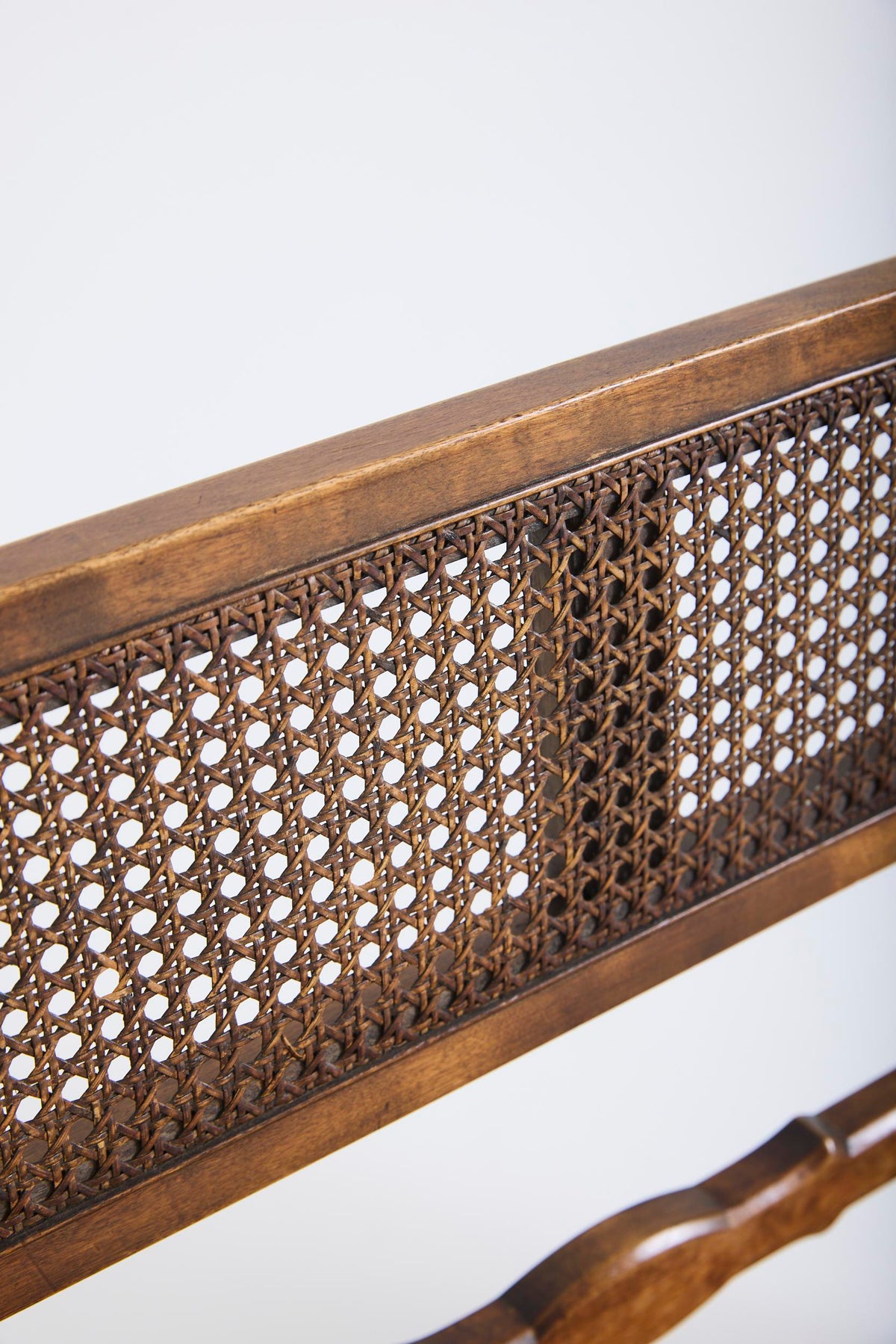 Swedish Cane Settee