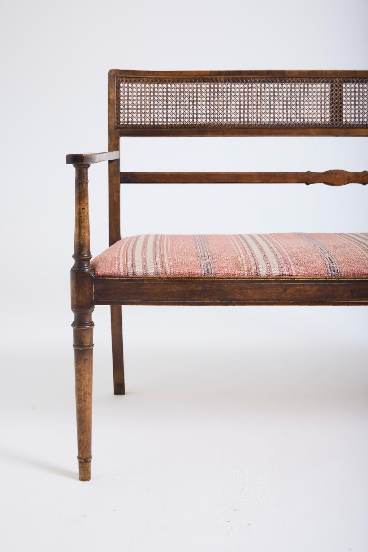 Swedish Cane Settee