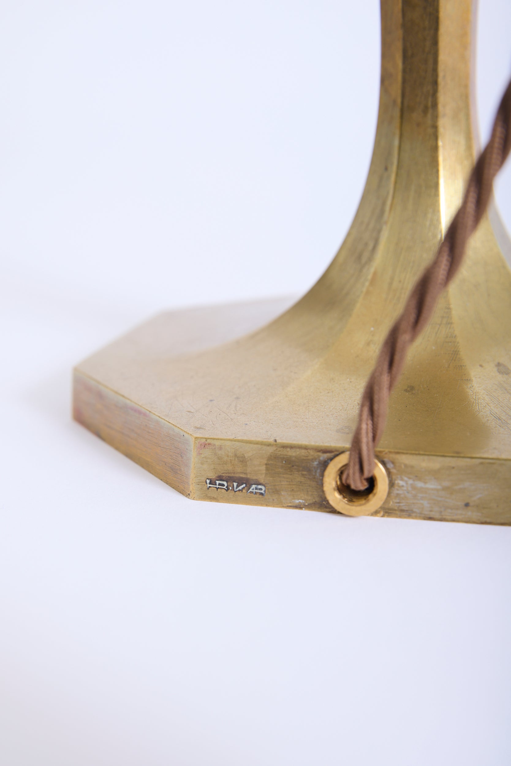 Bronze Table Lamp by Herman Bergman Konstgjuteri