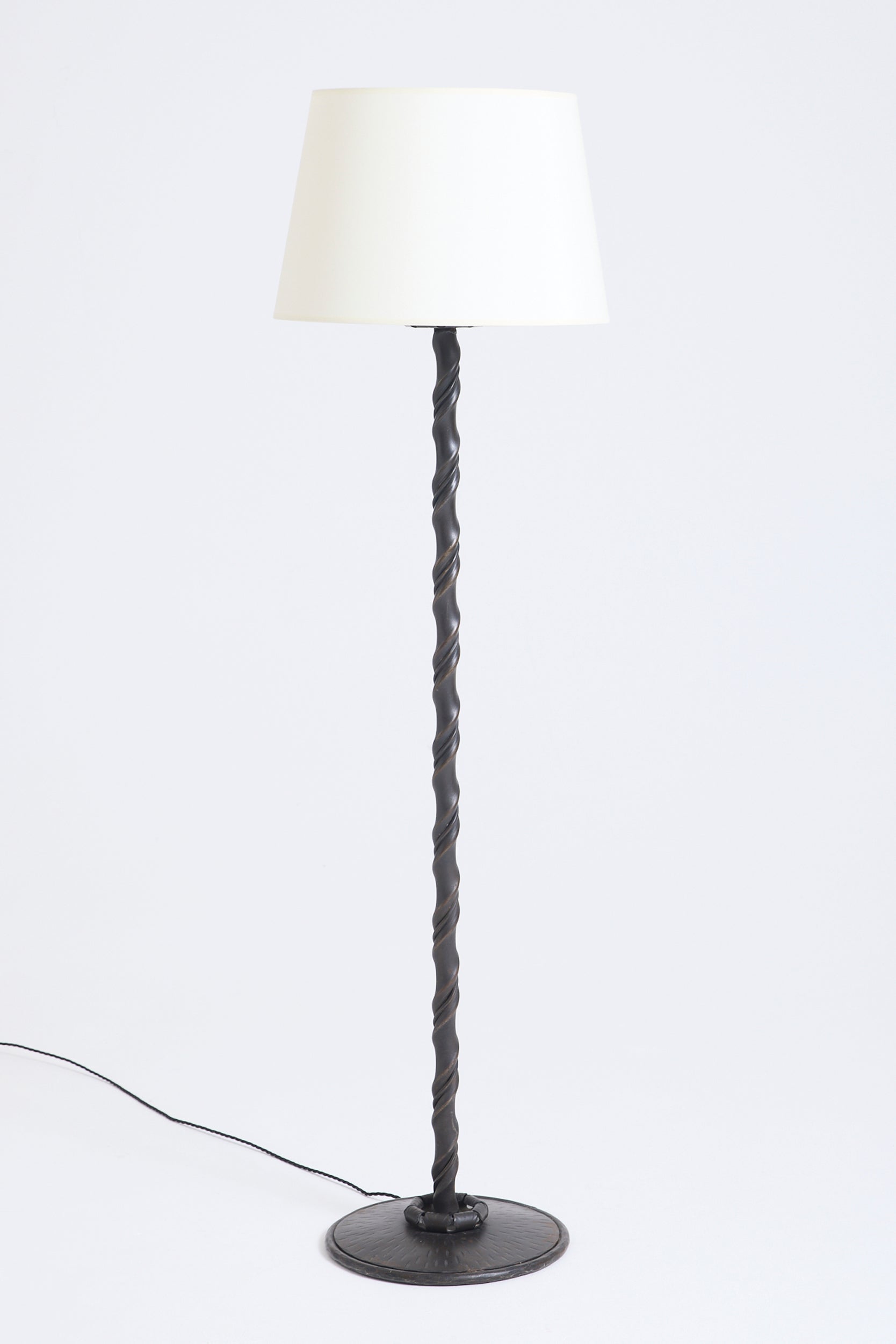 Twisted Iron Floor Lamp