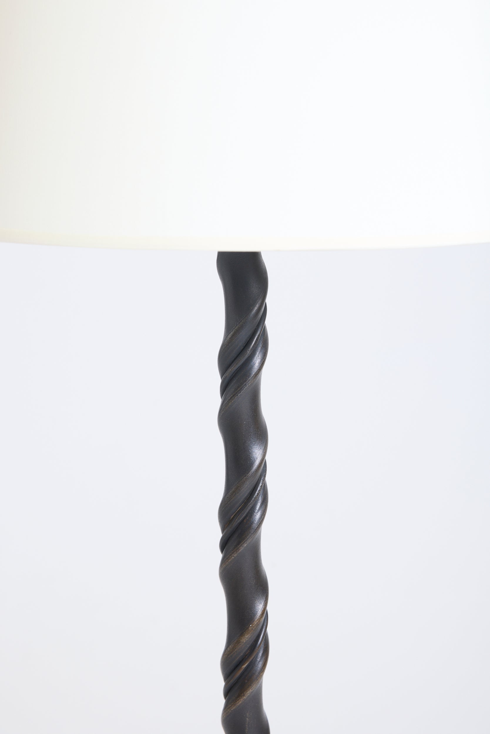 Twisted Iron Floor Lamp