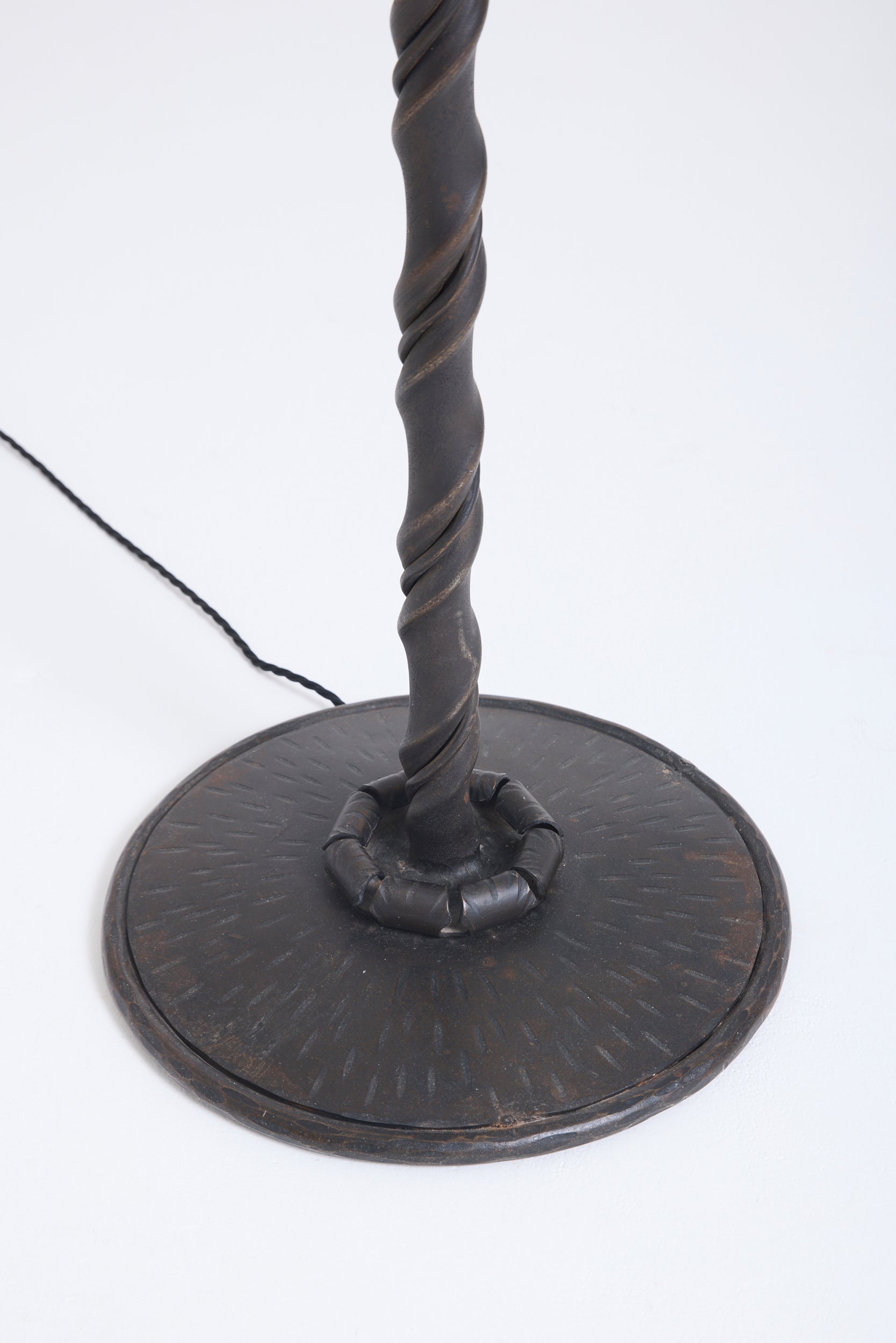 Twisted Iron Floor Lamp